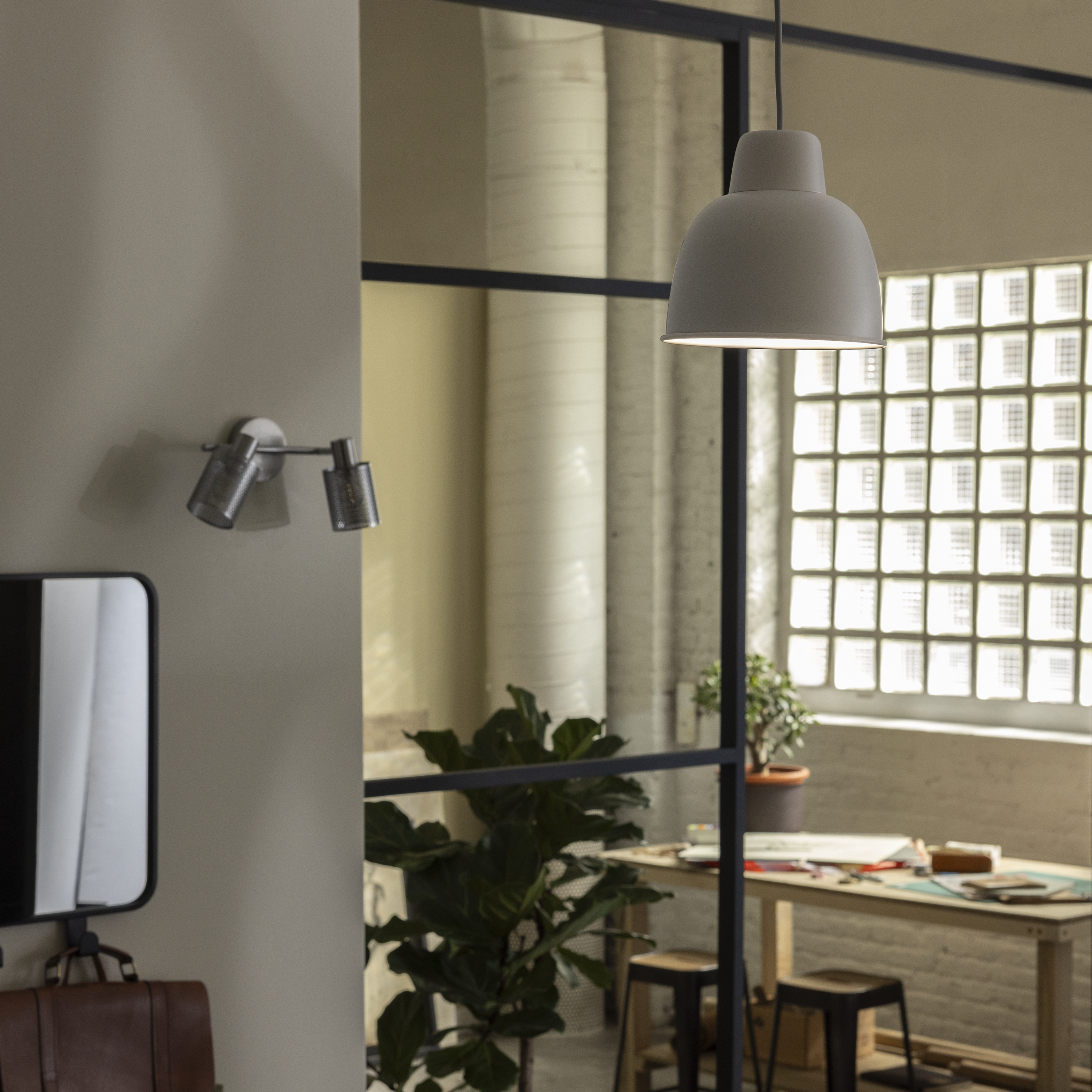 Lampa wisząca Melga biała E27 Inspire - 4