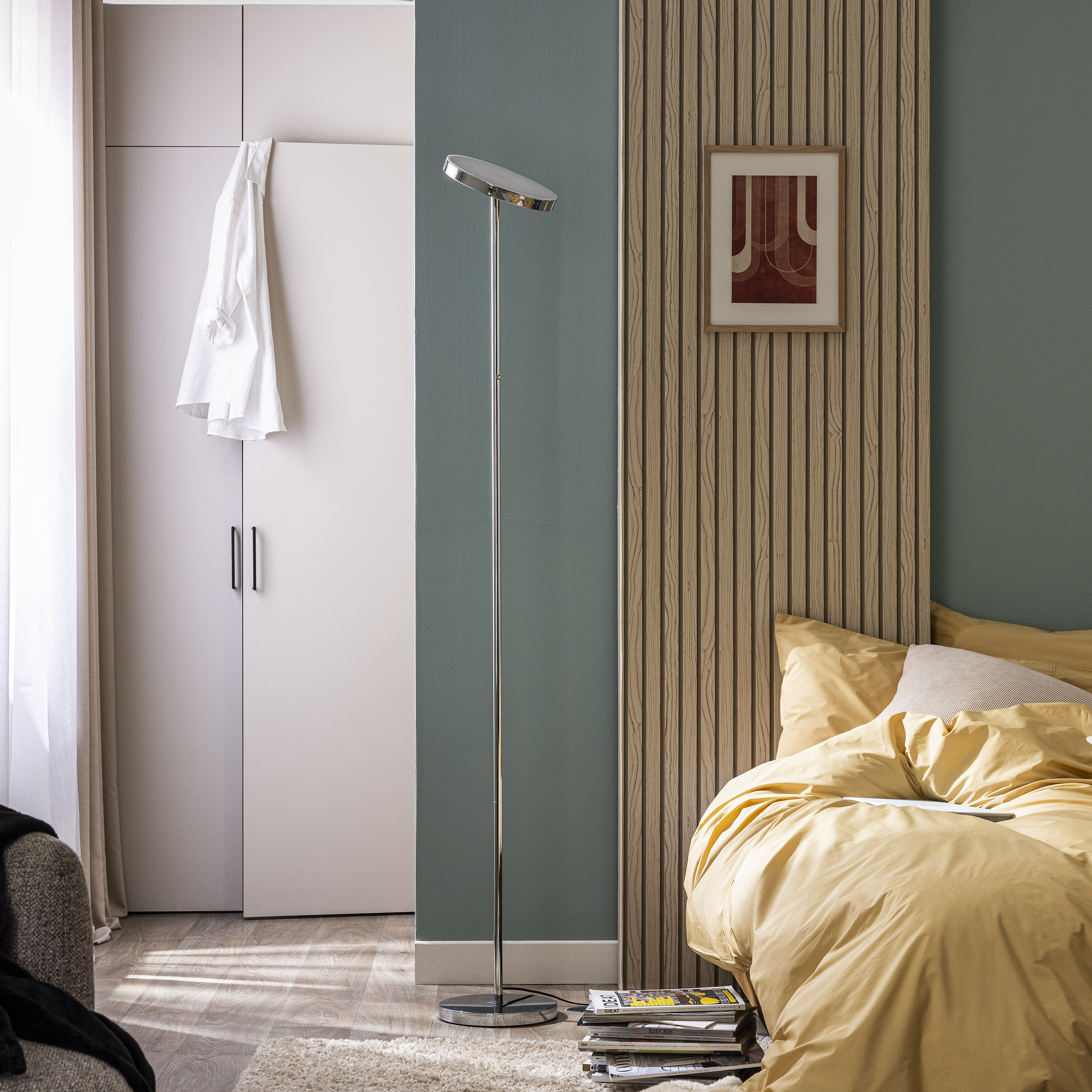 Lampa podłogowa Osana chrom 3200 lm LED Inspire