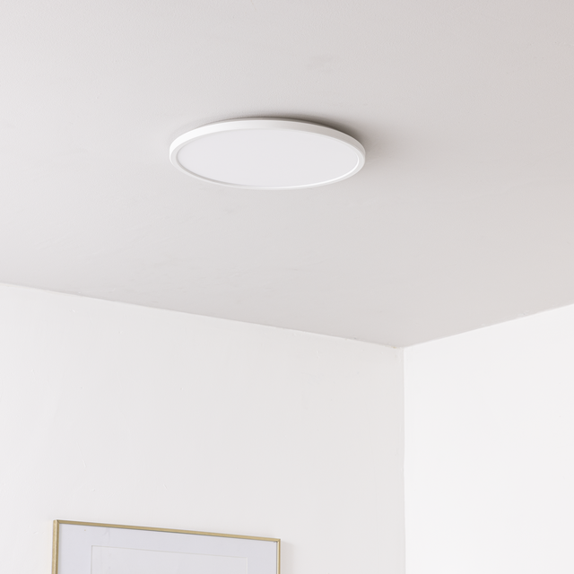 Candeeiro de teto LED branco Montellano