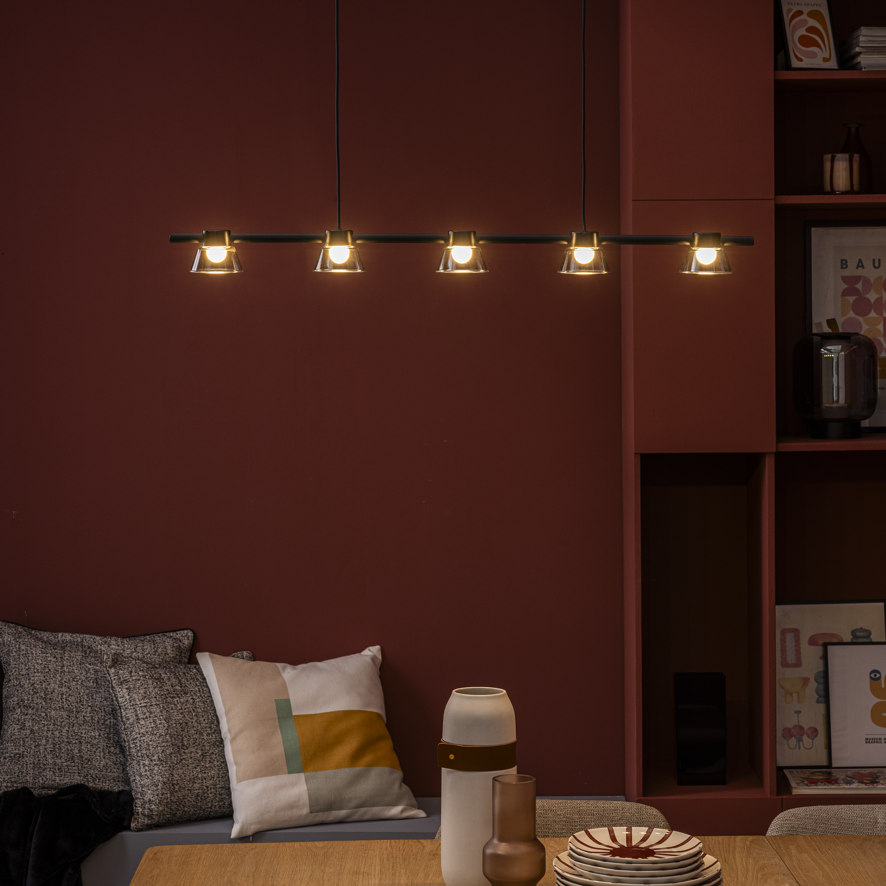 Lampa wisząca ze źródłem światła LED Antidus Inspire