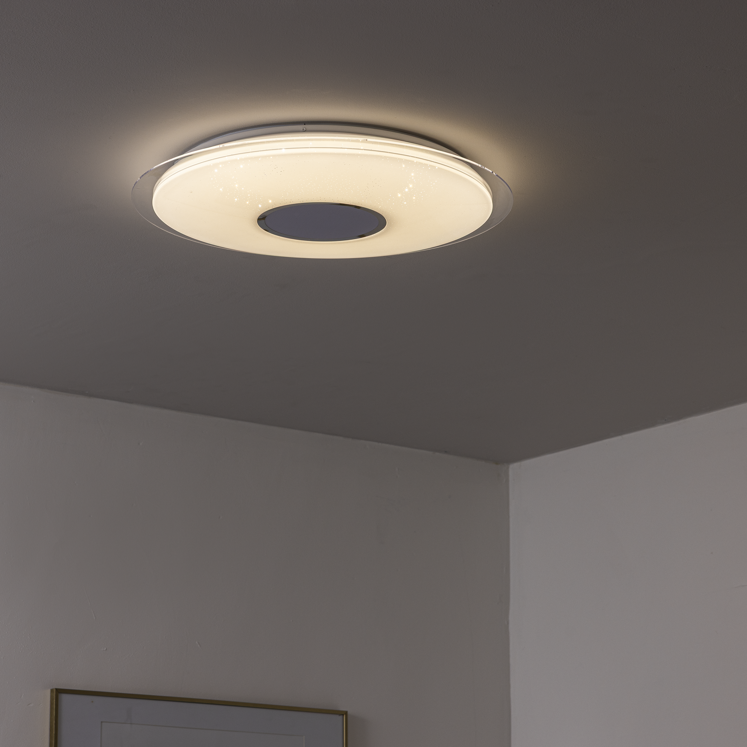 Plafonnier, changement de couleur, enceinte bluetooth, Vizzini ENKI INSPIRE D56 - 4