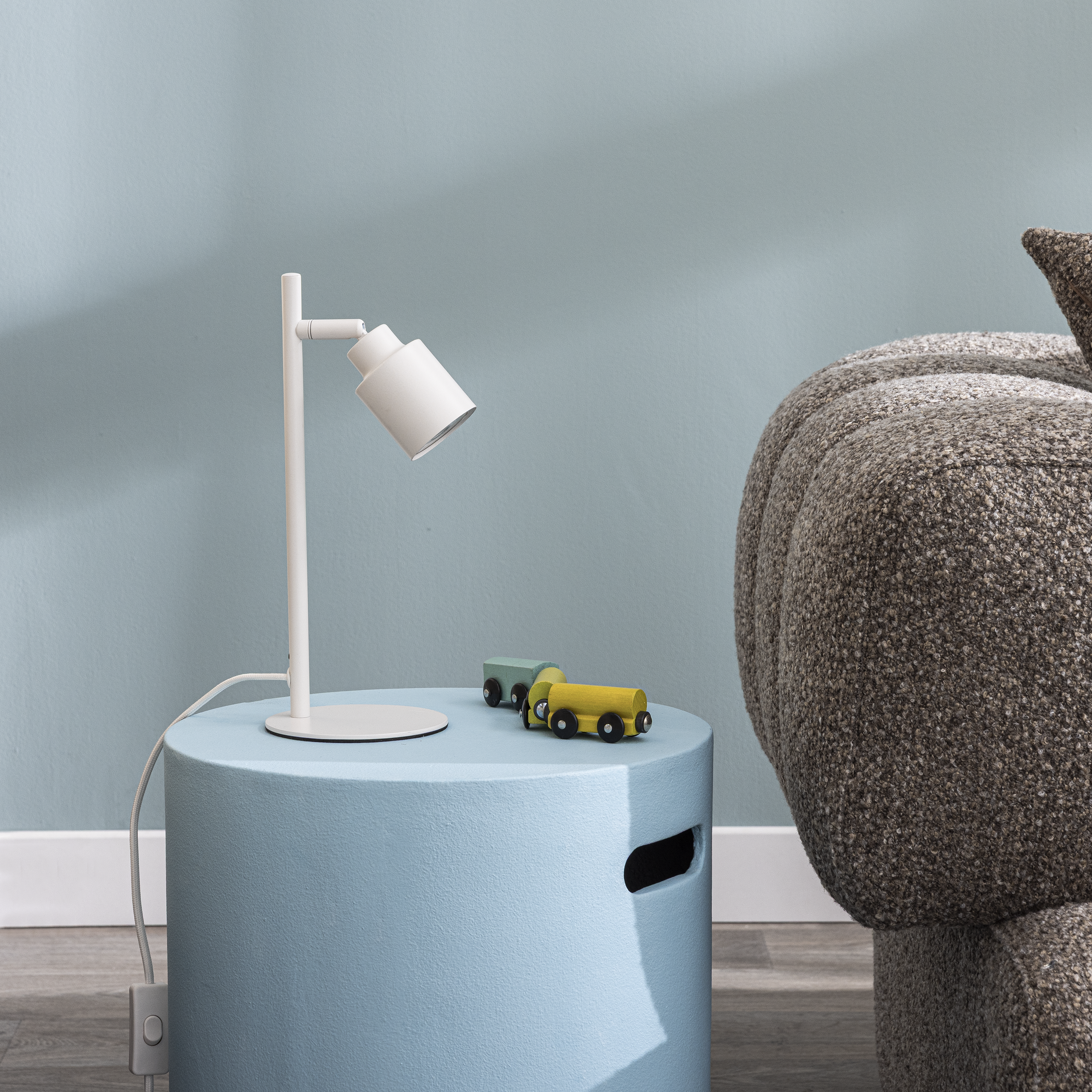 Candeeiro de mesa sem lâmpada GU10 d12 12 cm branco Inspire Tekla - 4