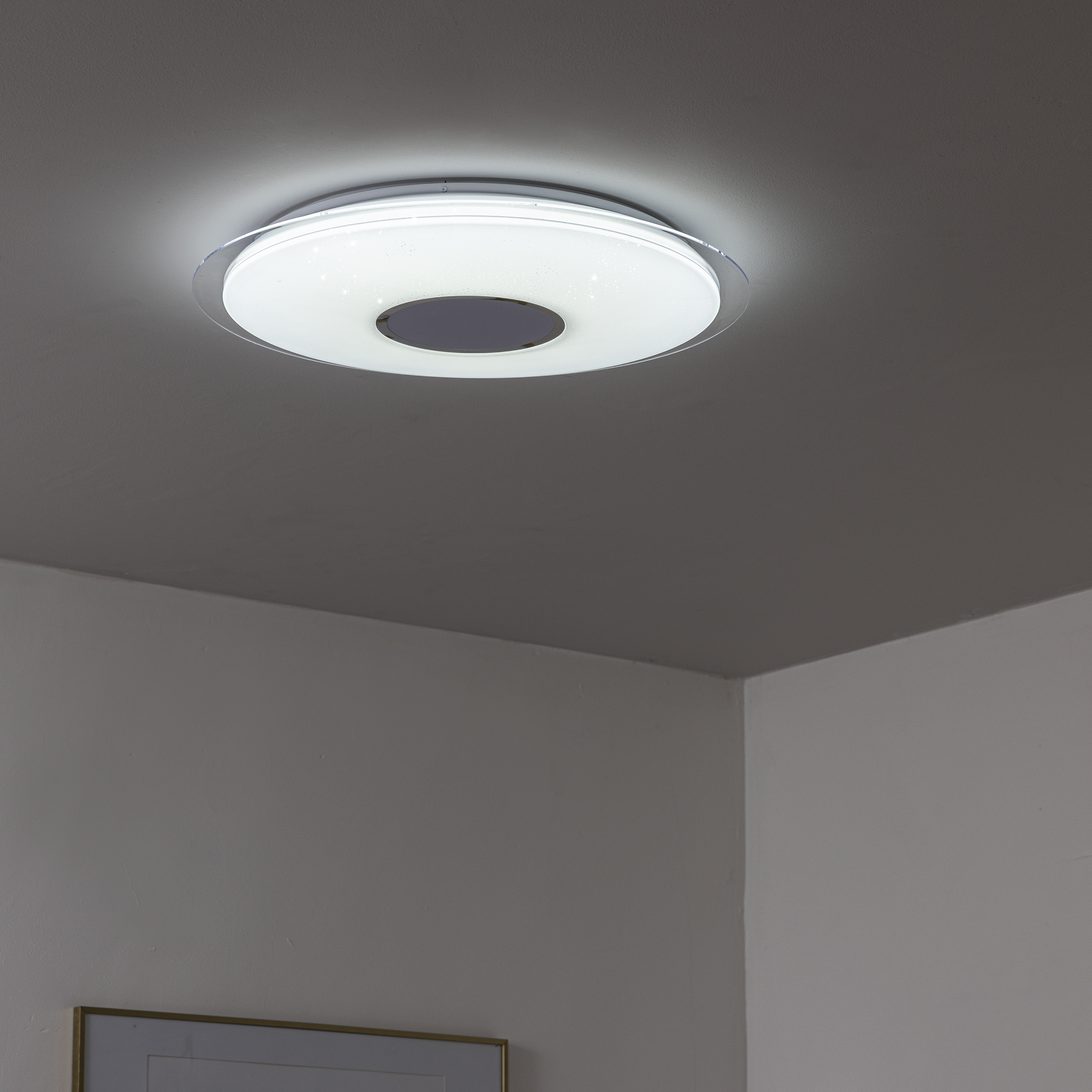 Plafonnier, changement de couleur, enceinte bluetooth, Vizzini ENKI INSPIRE D56 - 2