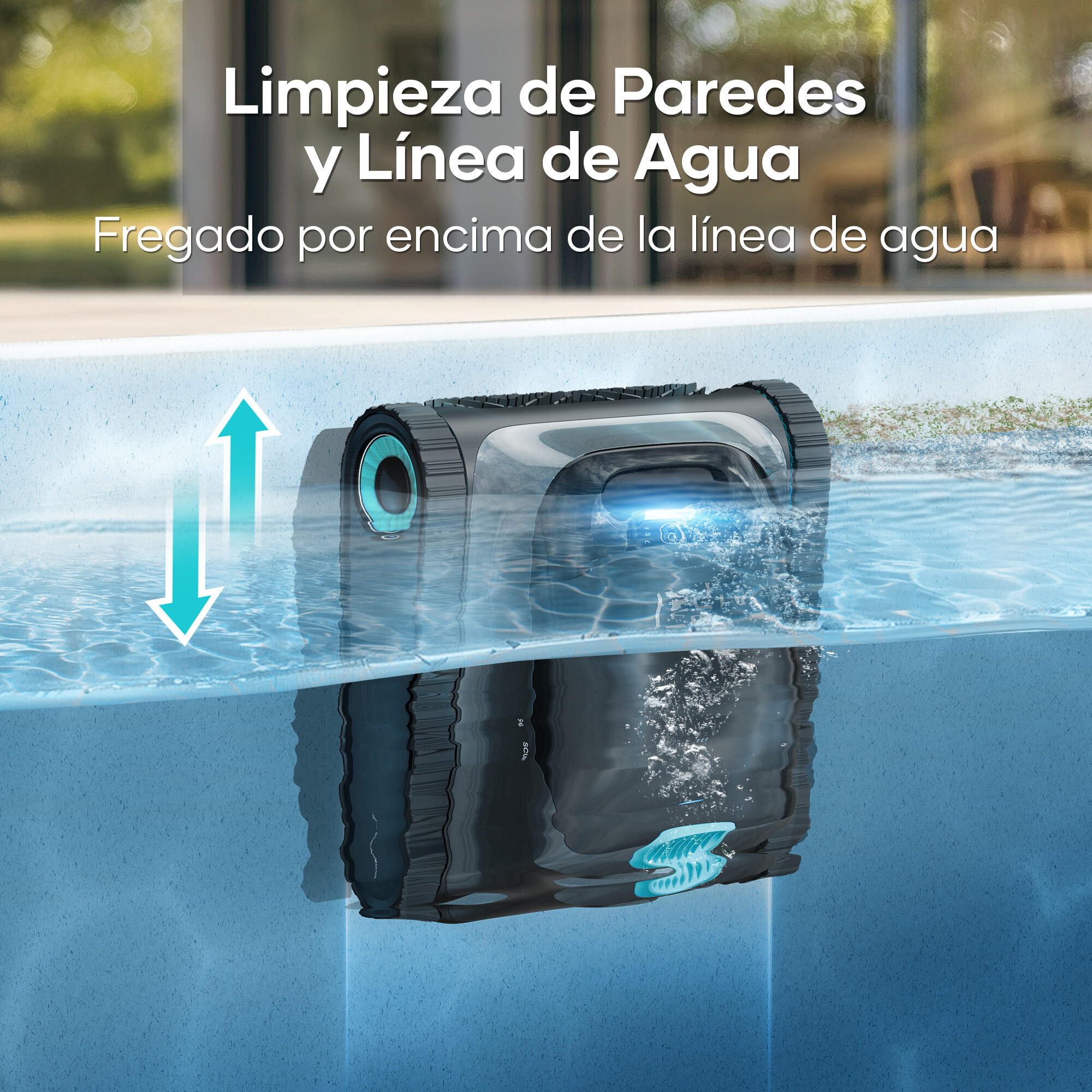 Robot limpiafondos AIPER Scuba S1 2026 para fondo y pared con autonomía de 180 min - 3