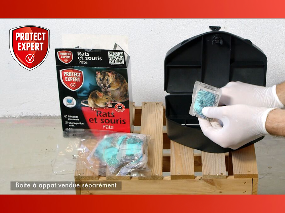 Pâte antirats et souris PROTECT EXPERT, 150g - 4