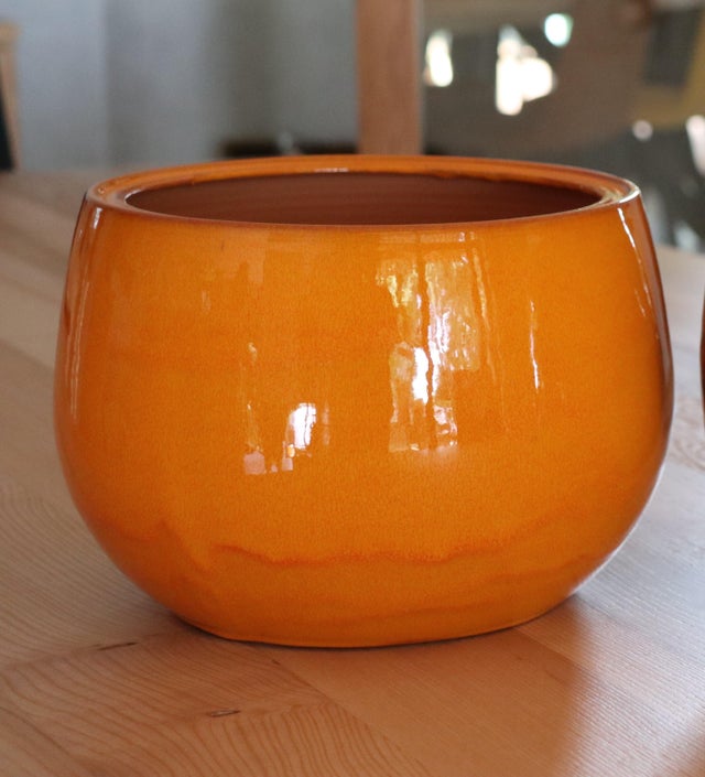 Cache-pot en céramique gris rosé Scheurich 900 Roccia - 18 cm
