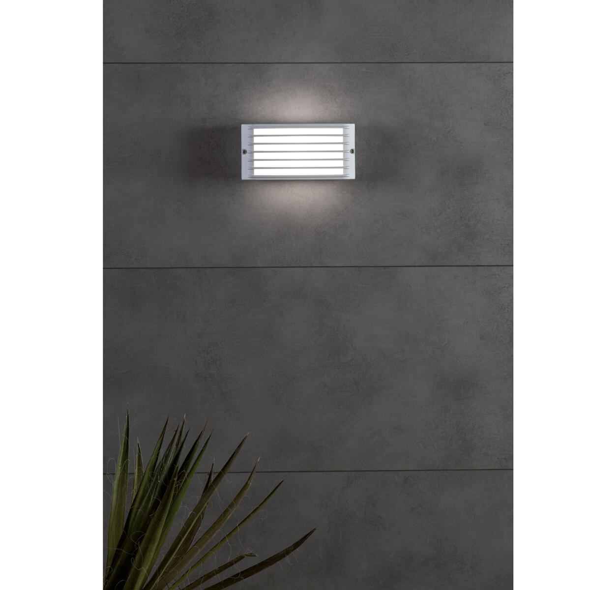 Applique LED moderno da esterno Grid bianco IP65, luce bianco naturale 1070 lumen, SOVIL - 2