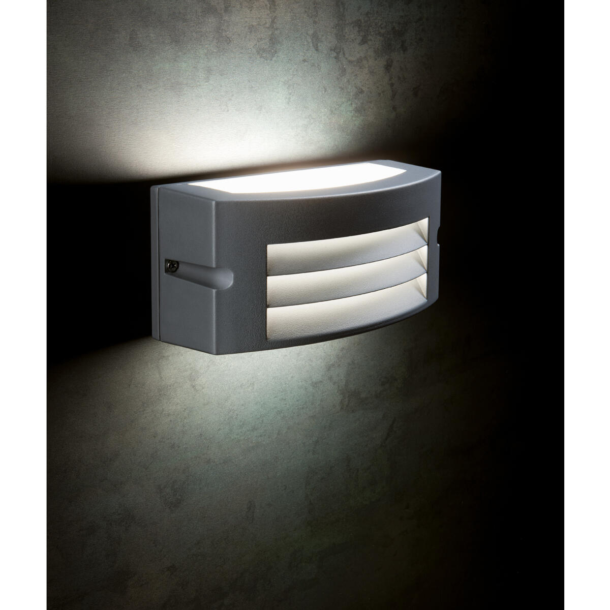 Applique LED moderno da esterno Kobe grigio IP65, luce bianco naturale 1070 lumen, SOVIL - 2