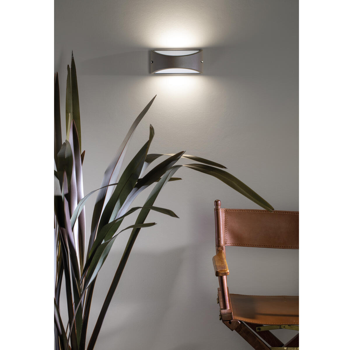 Applique LED moderno da esterno Lhasa grigio IP65, luce bianco naturale 1070 lumen, SOVIL - 2