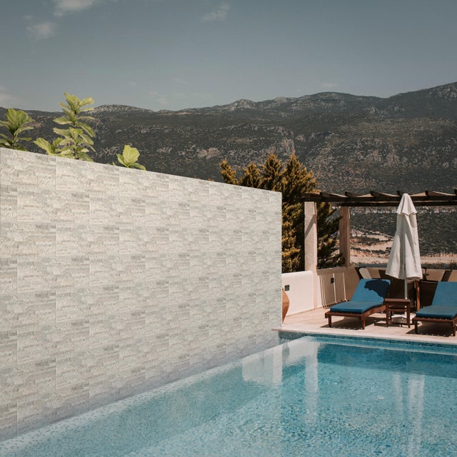 Rivestimento decorativo in gres porcellanato Selce avorio da interno / esterno 1.32 m²