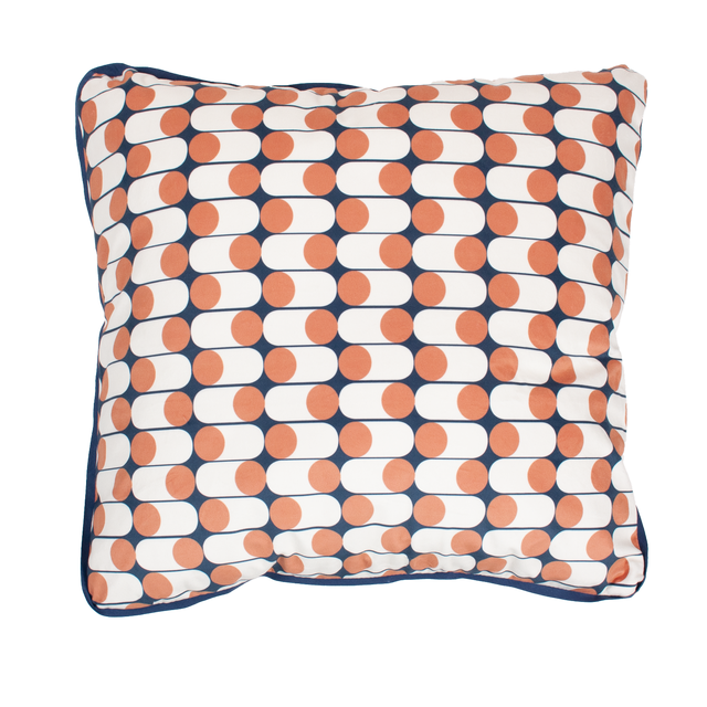 Housse de coussin Strok multicouleur, 50 x 50 cm