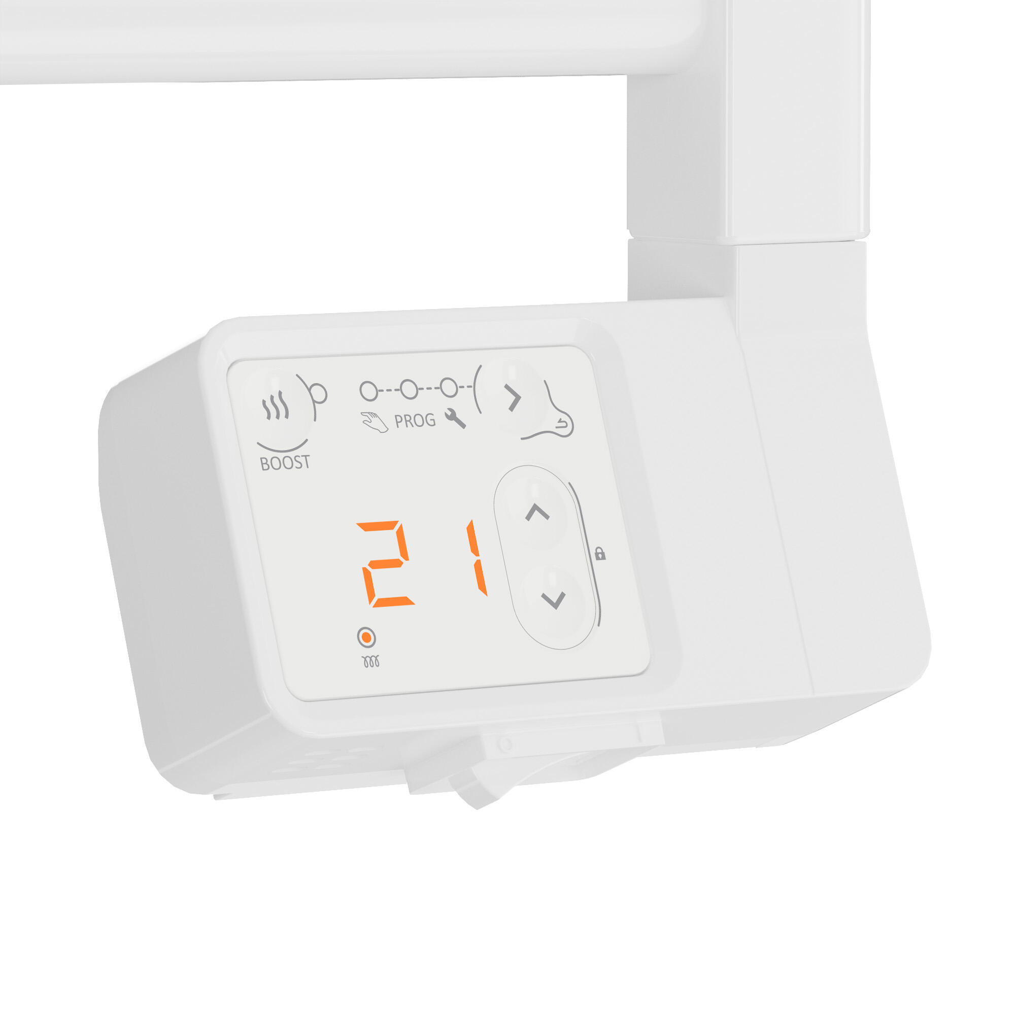 Sèche-serviettes électrique à inertie fluide Kaltar II EQUATION 250W droit blanc - 4