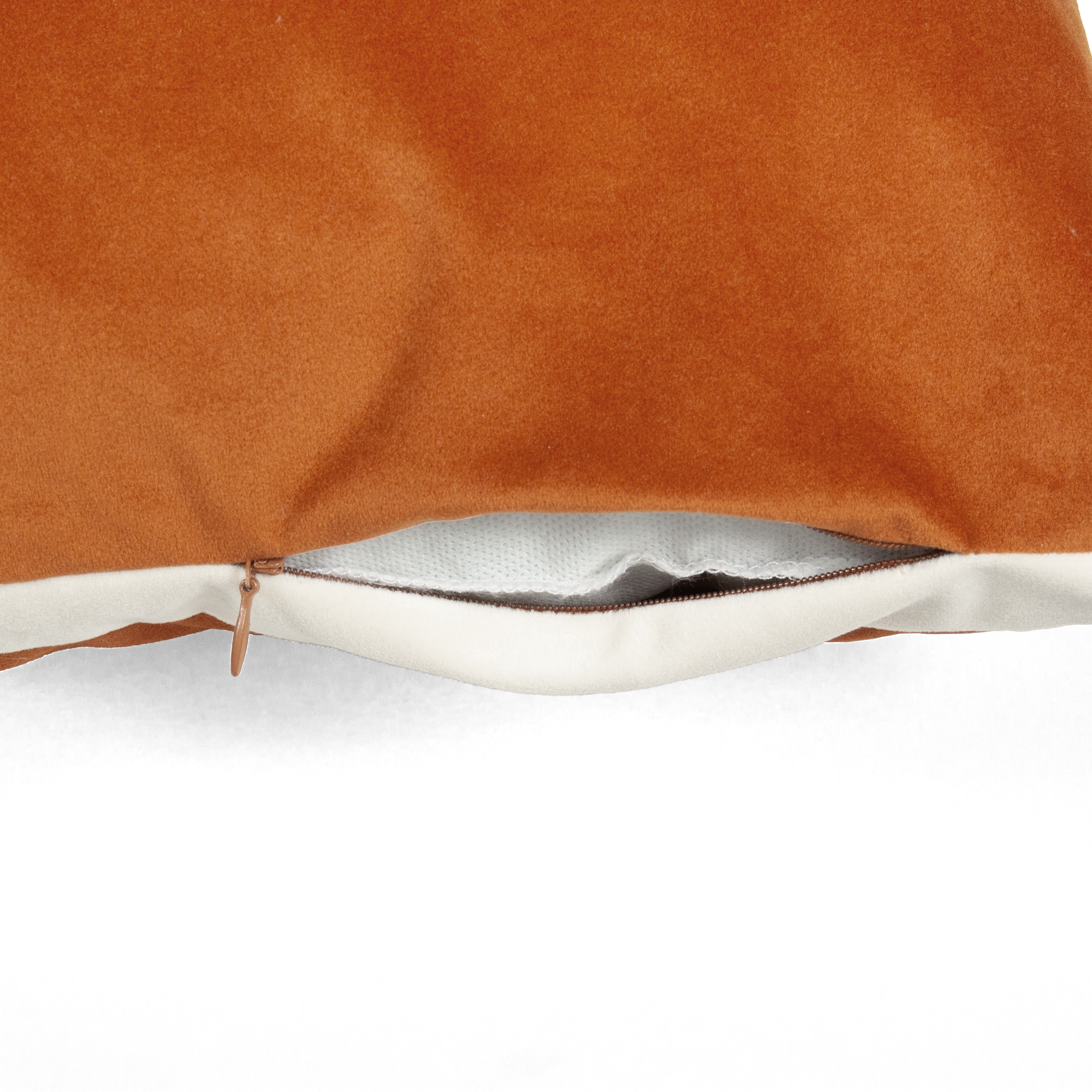 Housse de coussin Clarks, orange / cuivré, 50 x 50 cm, INSPIRE - 7