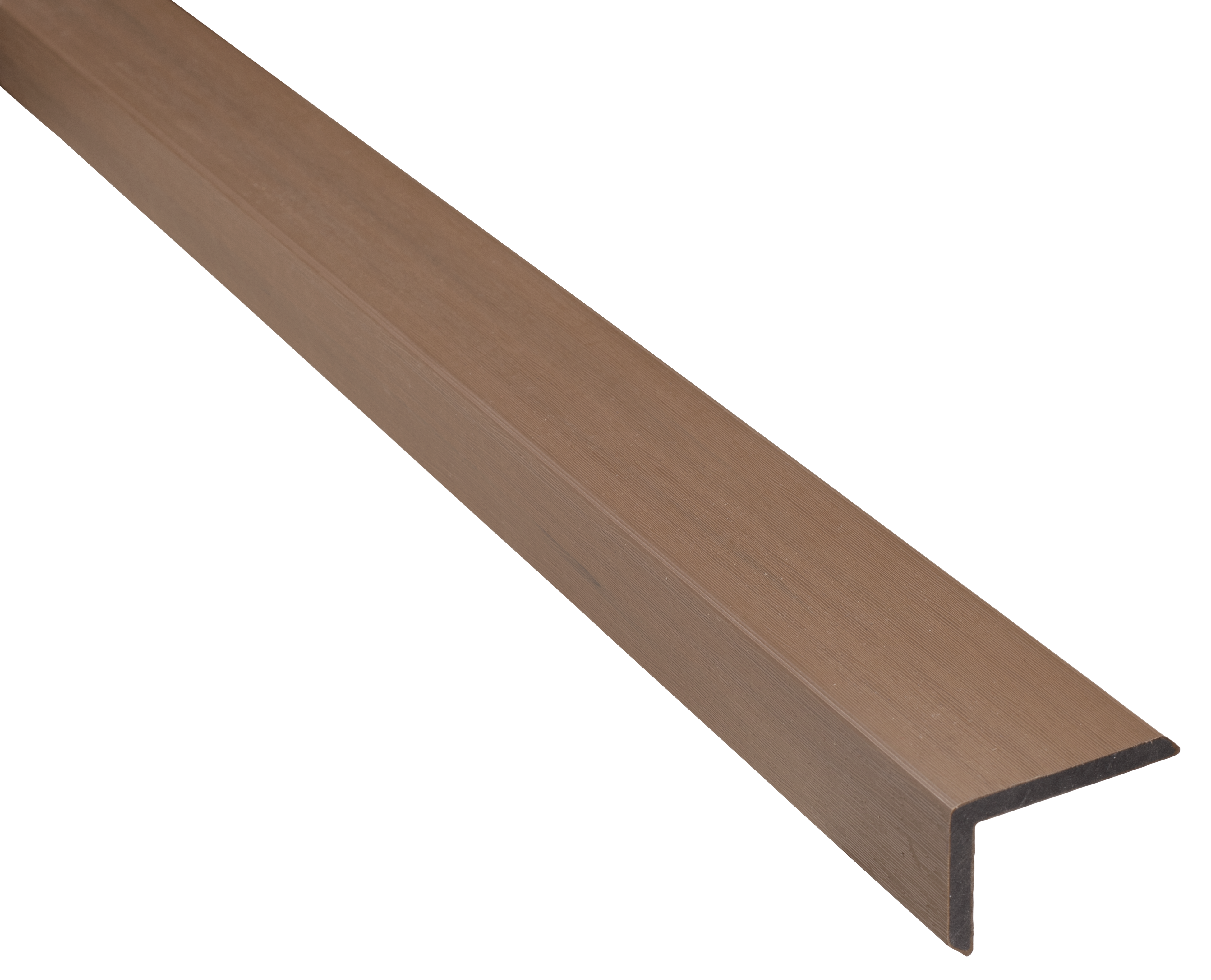 Listwa tarasowa wykończeniowa narożna kompozyt 4x6x240 cm teak DLH