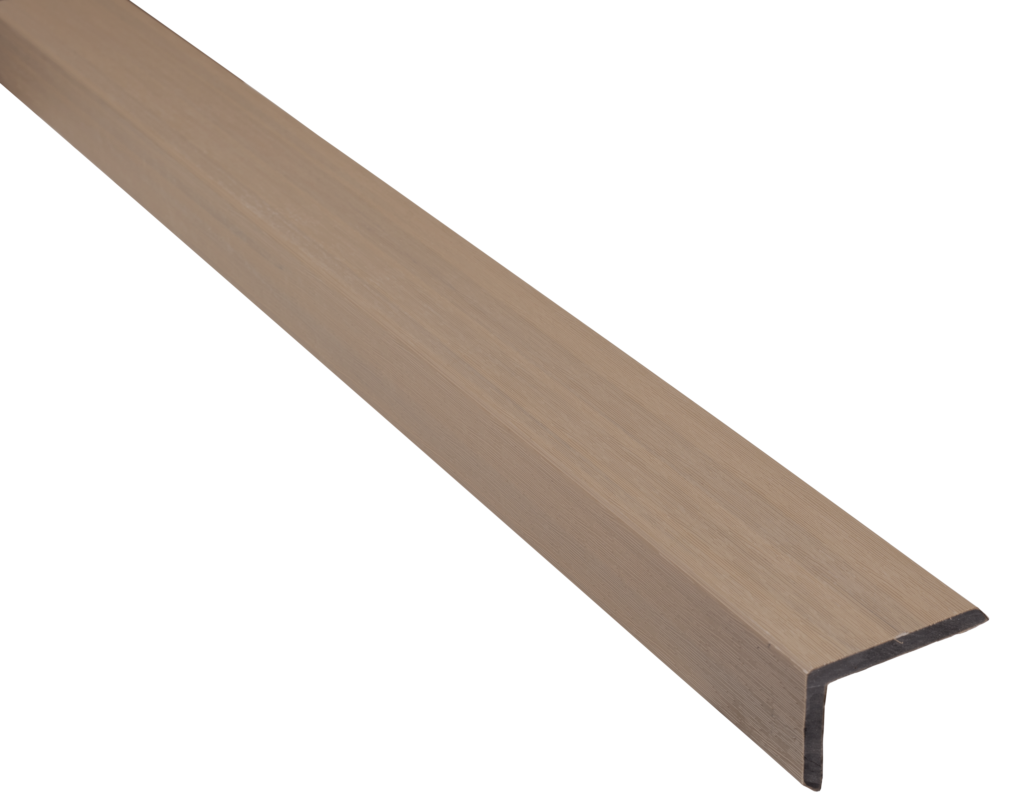 Listwa tarasowa wykończeniowa narożna kompozyt 4x6x240 cm piasek DLH