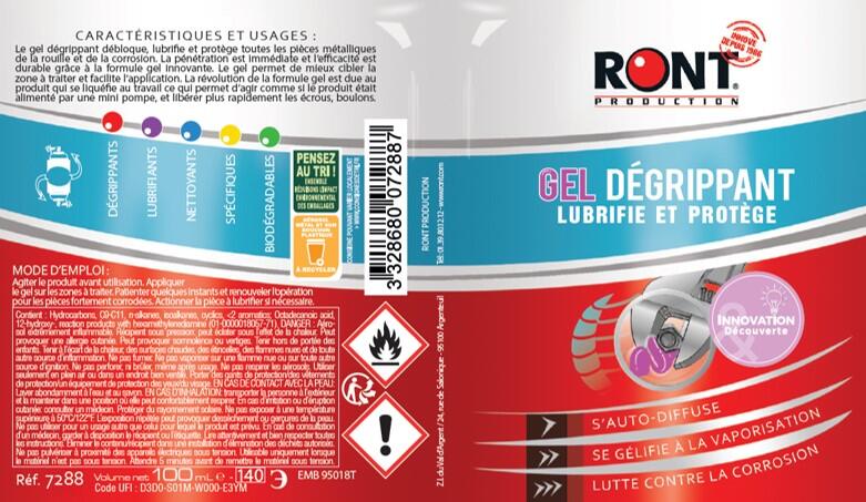 Dégrippant multifonction en aérosol, 100 RONT PRODUCTION - 2