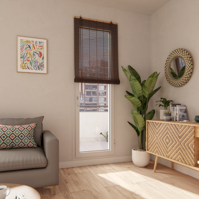 Estore de bambu SALINAS 90X180CM CHOCOLATE