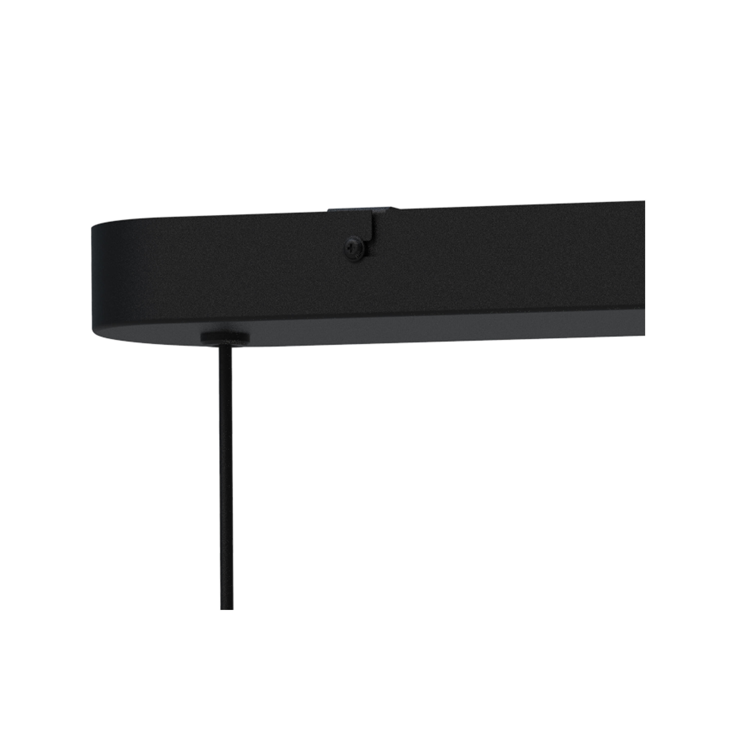 Lampa wisząca Led Ortega z pilotem 4300 lm czarna Inspire - 5