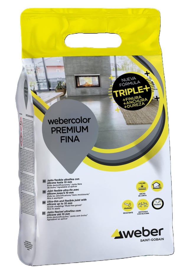 CEMENTO JUNTA FINA PREMIUM WEBER 3KG CARAMELO