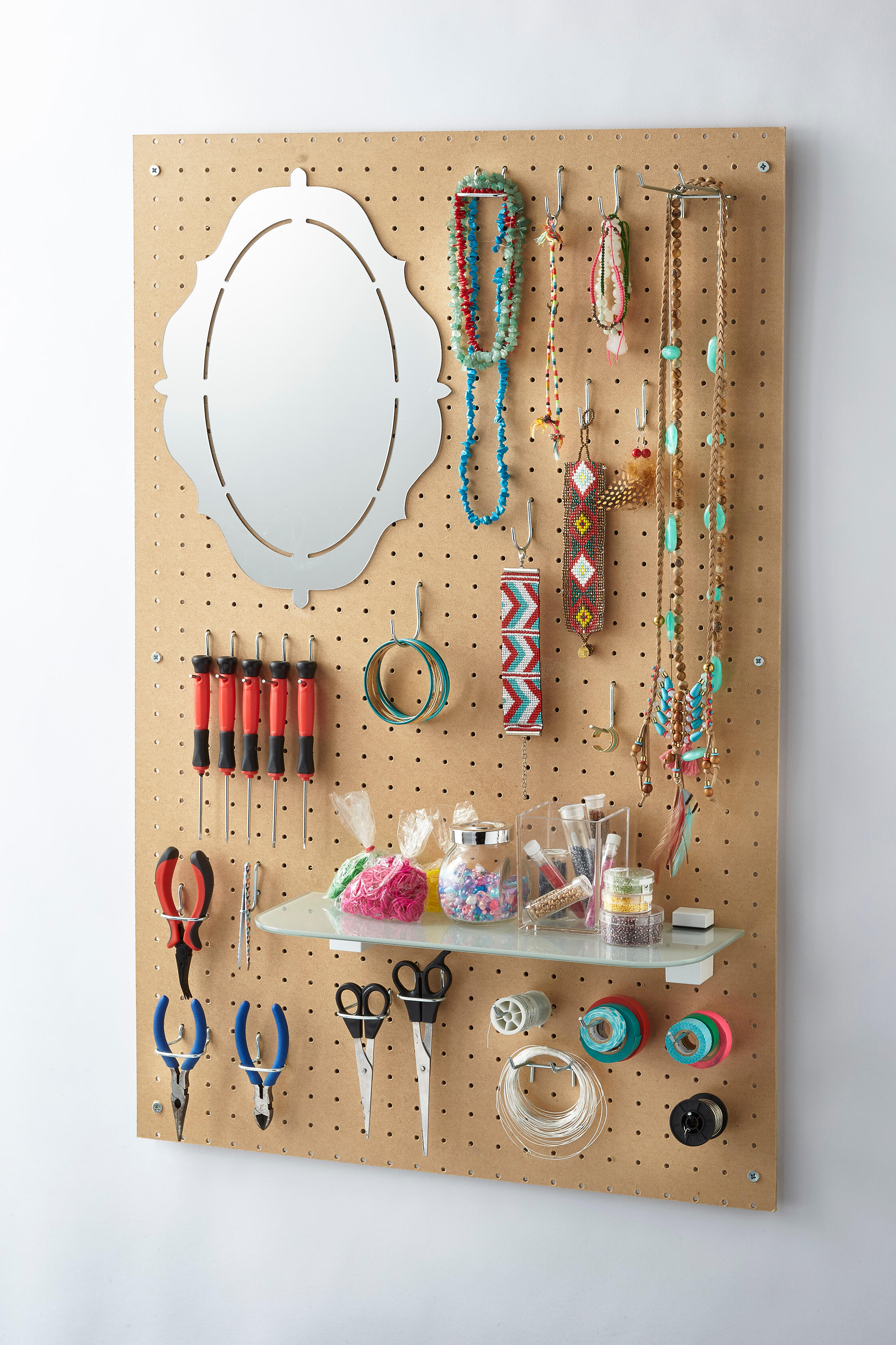 Painel perfurado 90X60 MADEIRA - 3