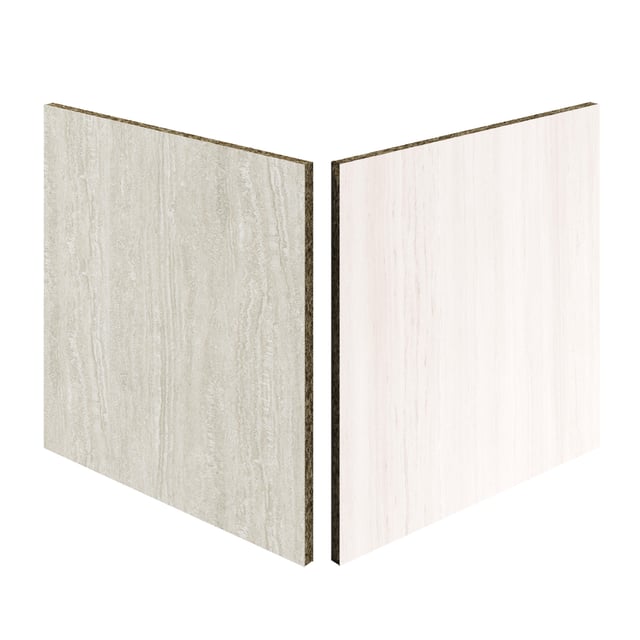 Crédence stratifié Travertin beige/Travertino L.300 x H.64 cm, Ep.9 mm