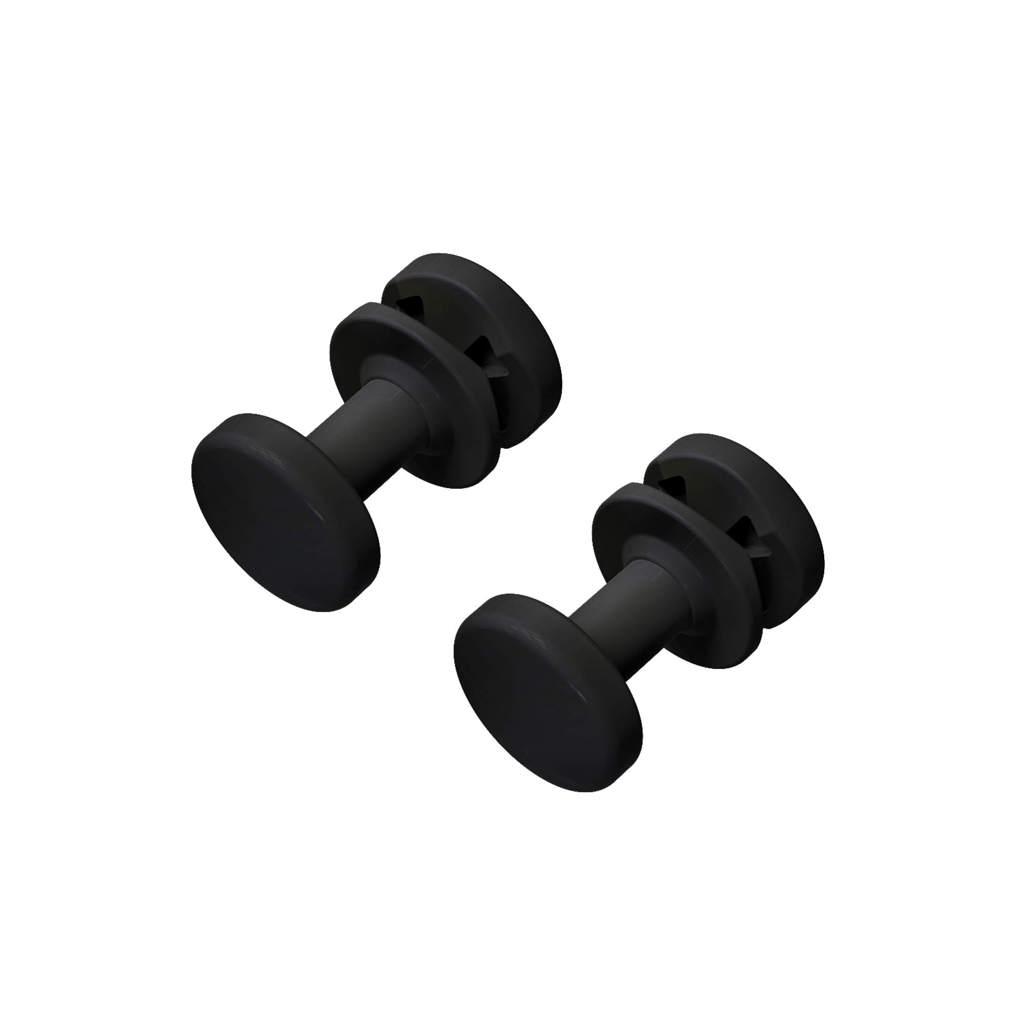 Zestaw 2 haków do grzejnika czarny EQUATION