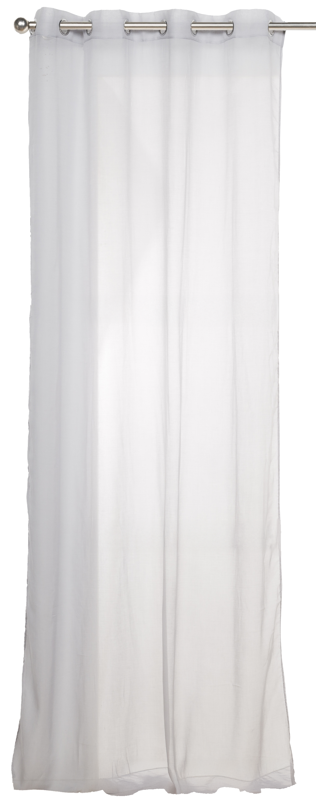 Visillo ollaos Lol poliéster liso gris INSPIRE de 140x280cm - 8