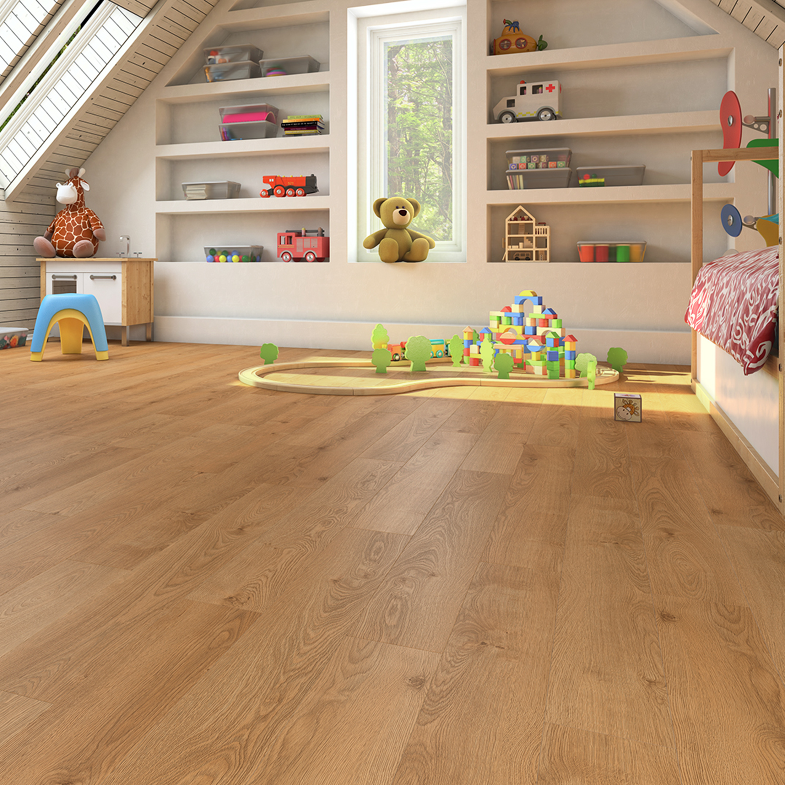 Panele podłogowe laminowane AC4 8 mm Artens Dąb Regatto - 2