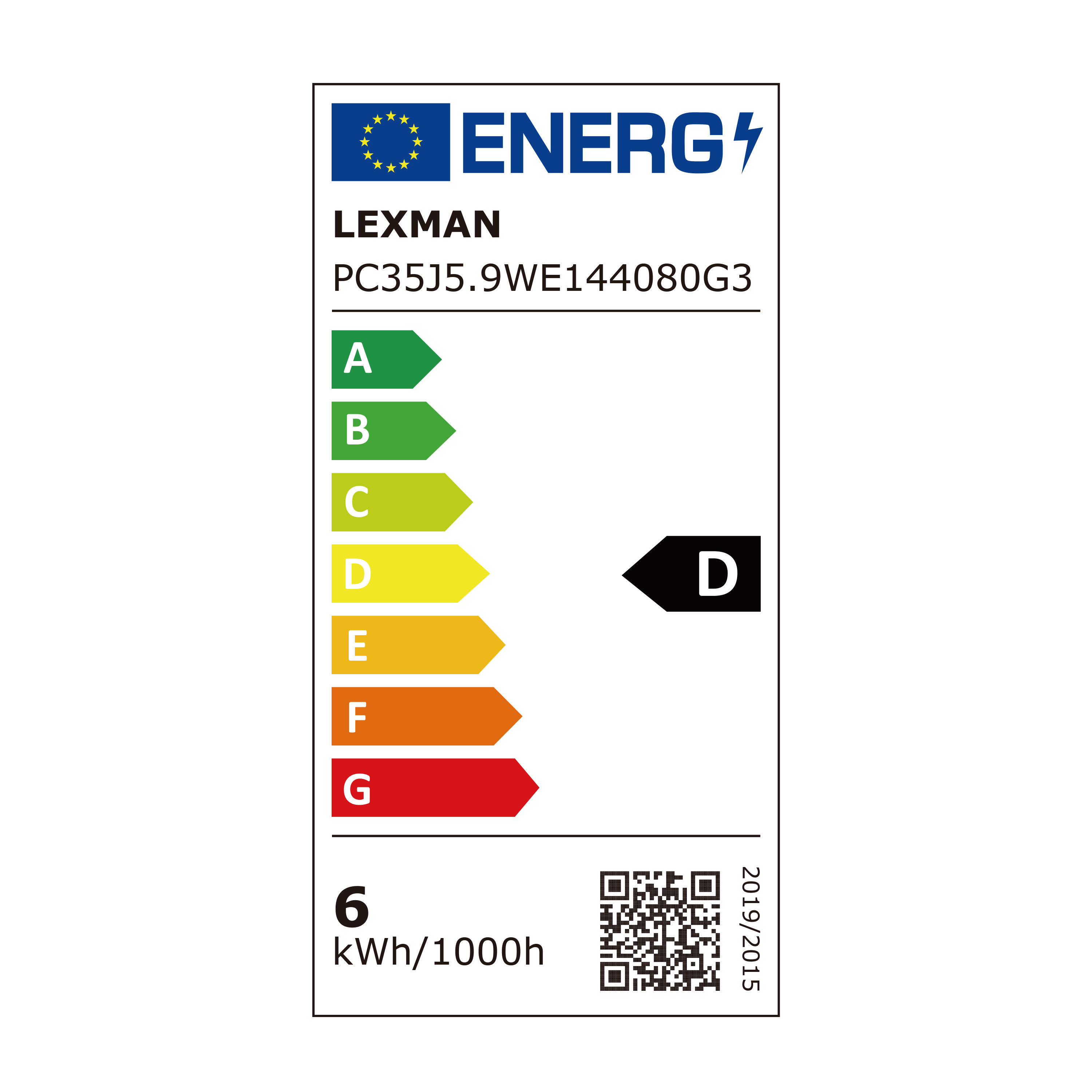 Pack de 3 bombillas LED filamento E14 806 lúmenes 5.9W color de la luz blanco neutro 4000K clase energética D - 6