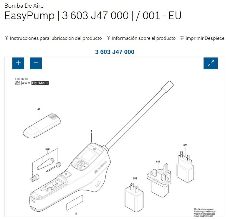 Minicompressore BOSCH EasyPump 10.3 bar - 21