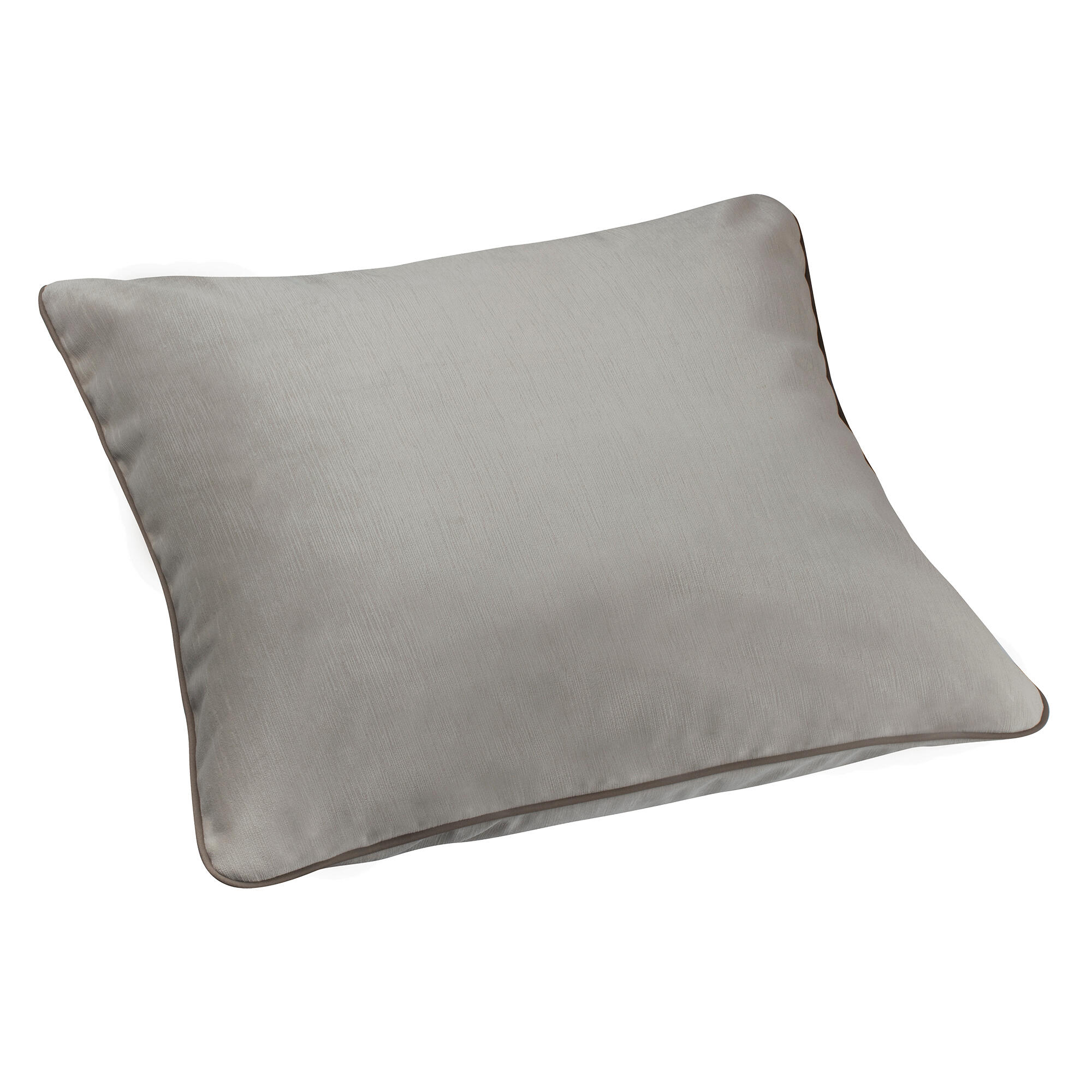Cojín decorativo cuadrado Velvetlin  lino liso cordoncillo 60x60cm - 5