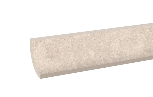 Media caña Bedford efecto piedra sand 66.5x7.7cm