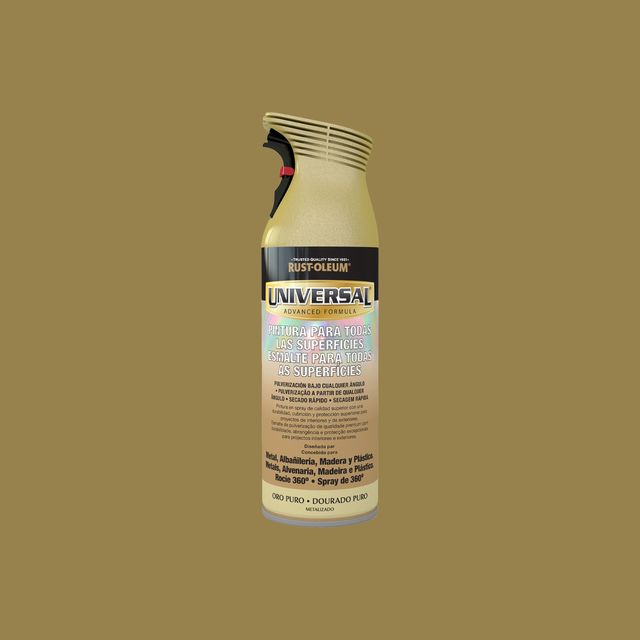 Spray multisuperficies metalizado Rust Oleum 400ml dourado