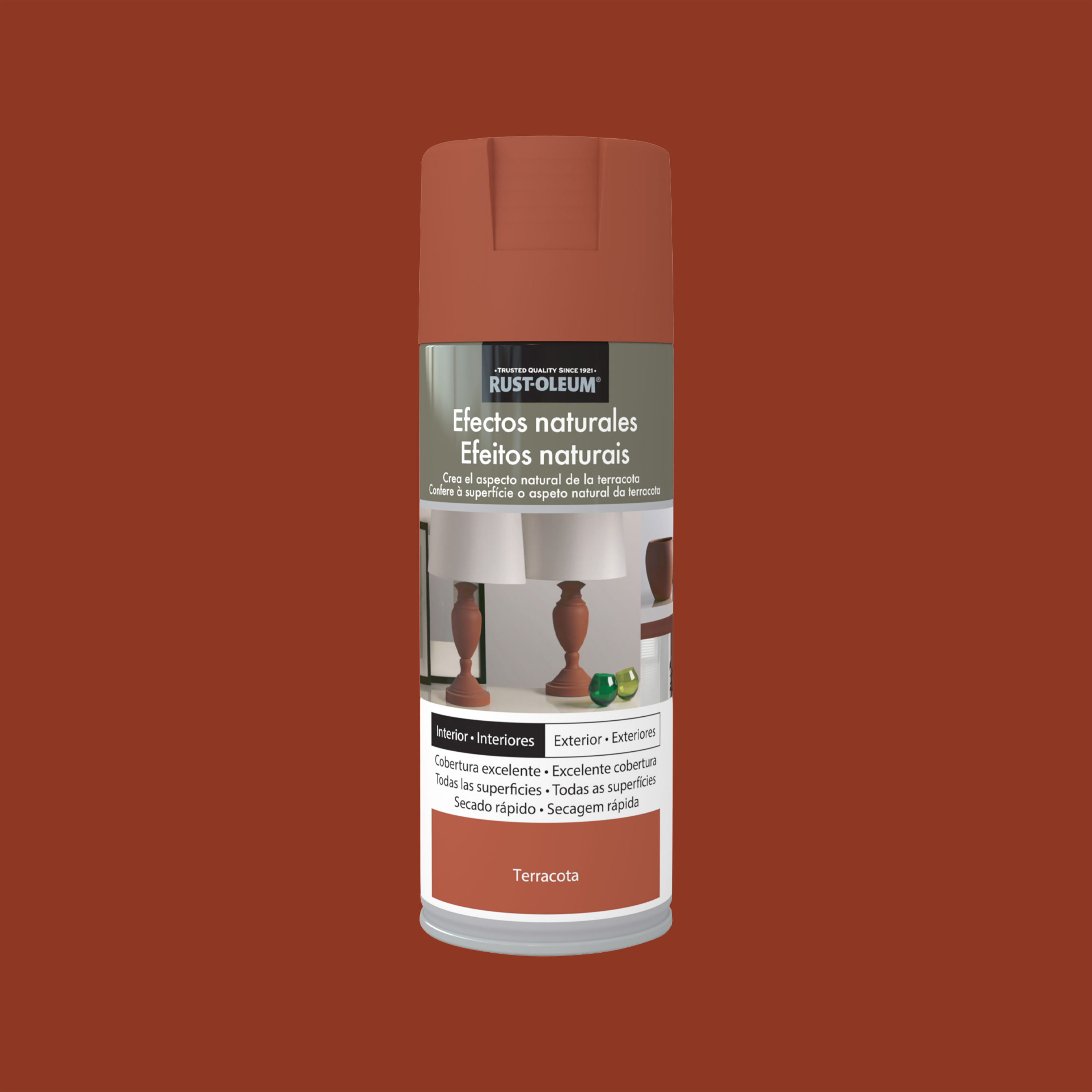 Spray pintura rust-oleum 400ml naranja terracota