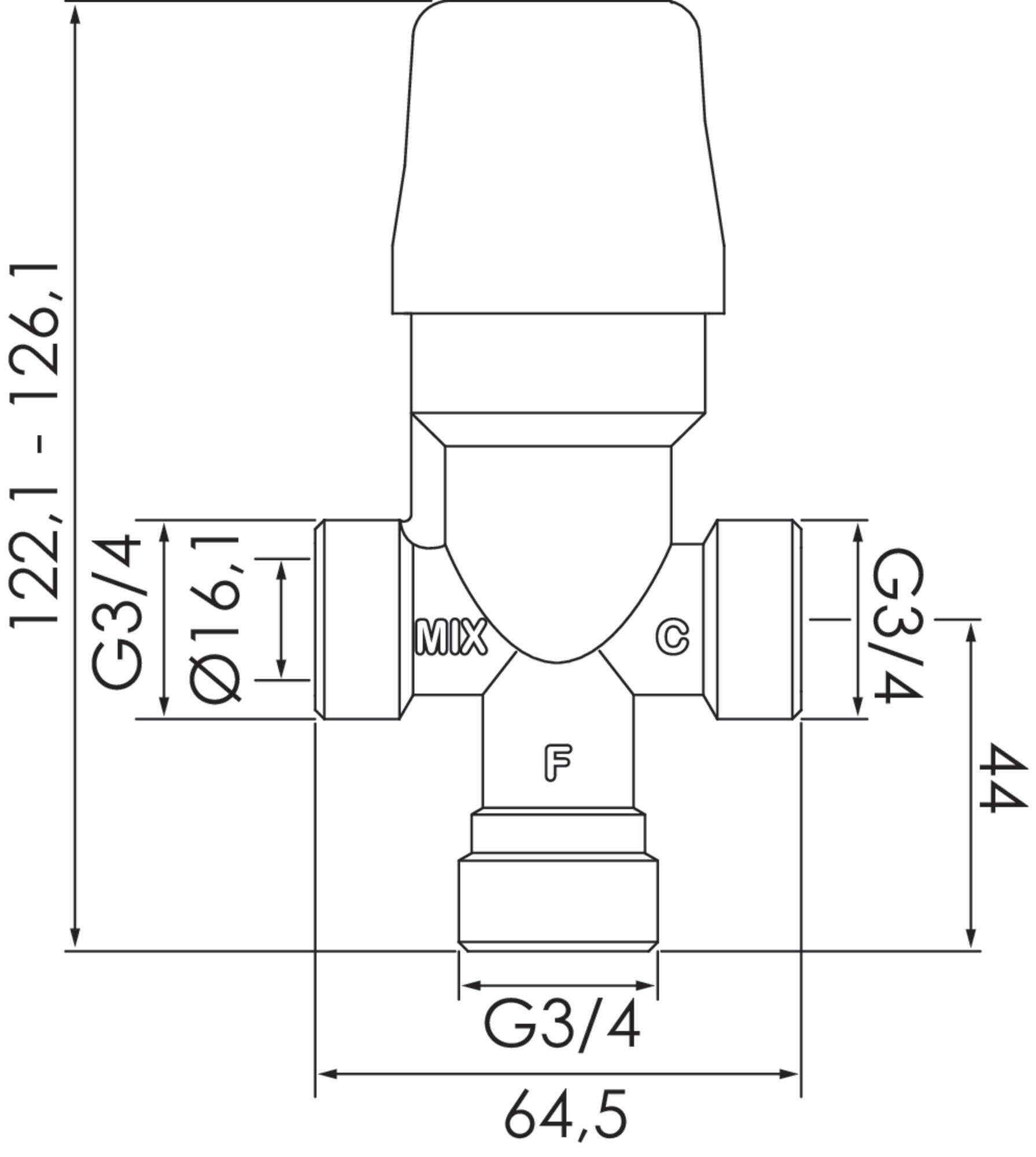 Mitigeur thermostatique 20/27 Somatherm For You - 4