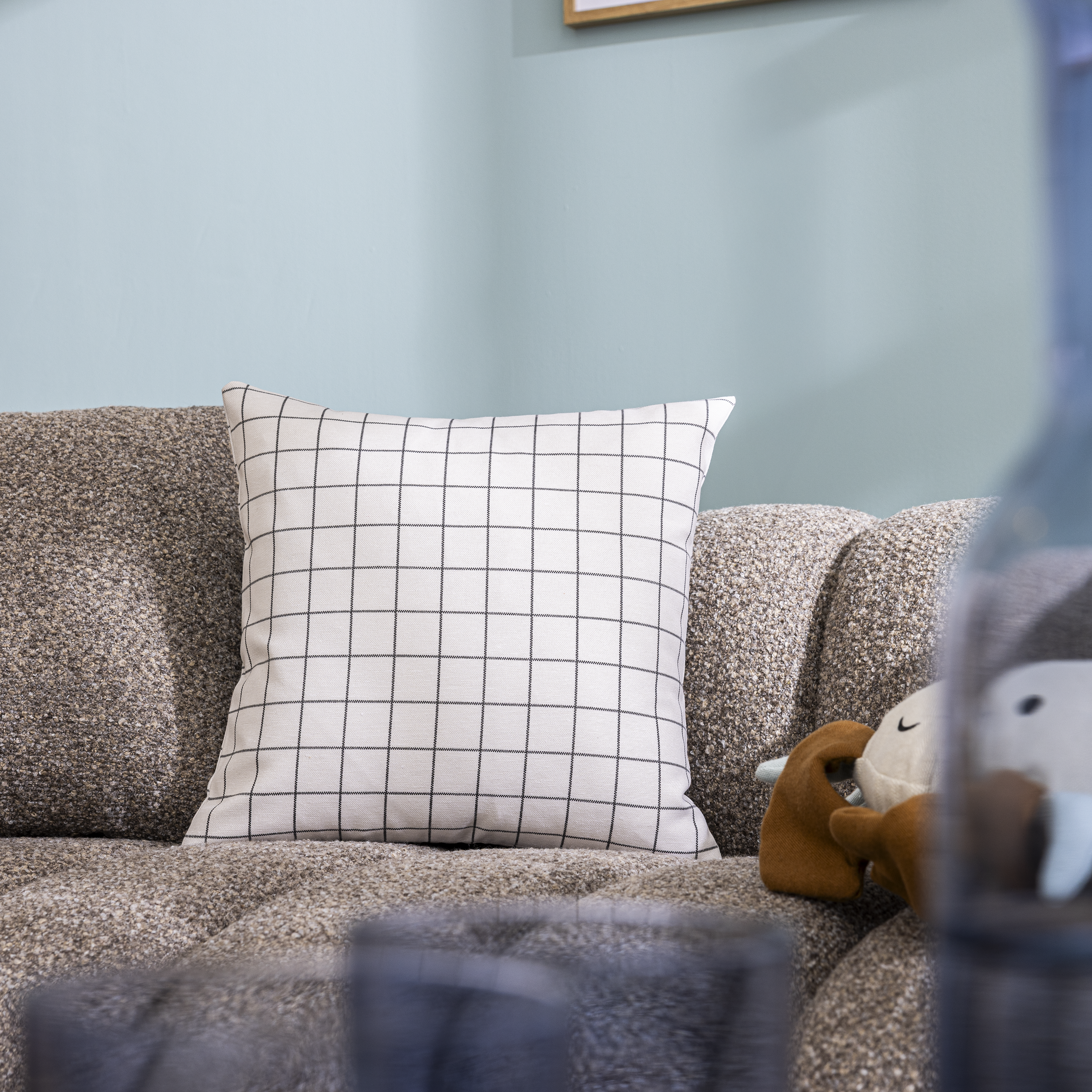 Housse de coussin Chessy beige, 45 x 45 cm - 6