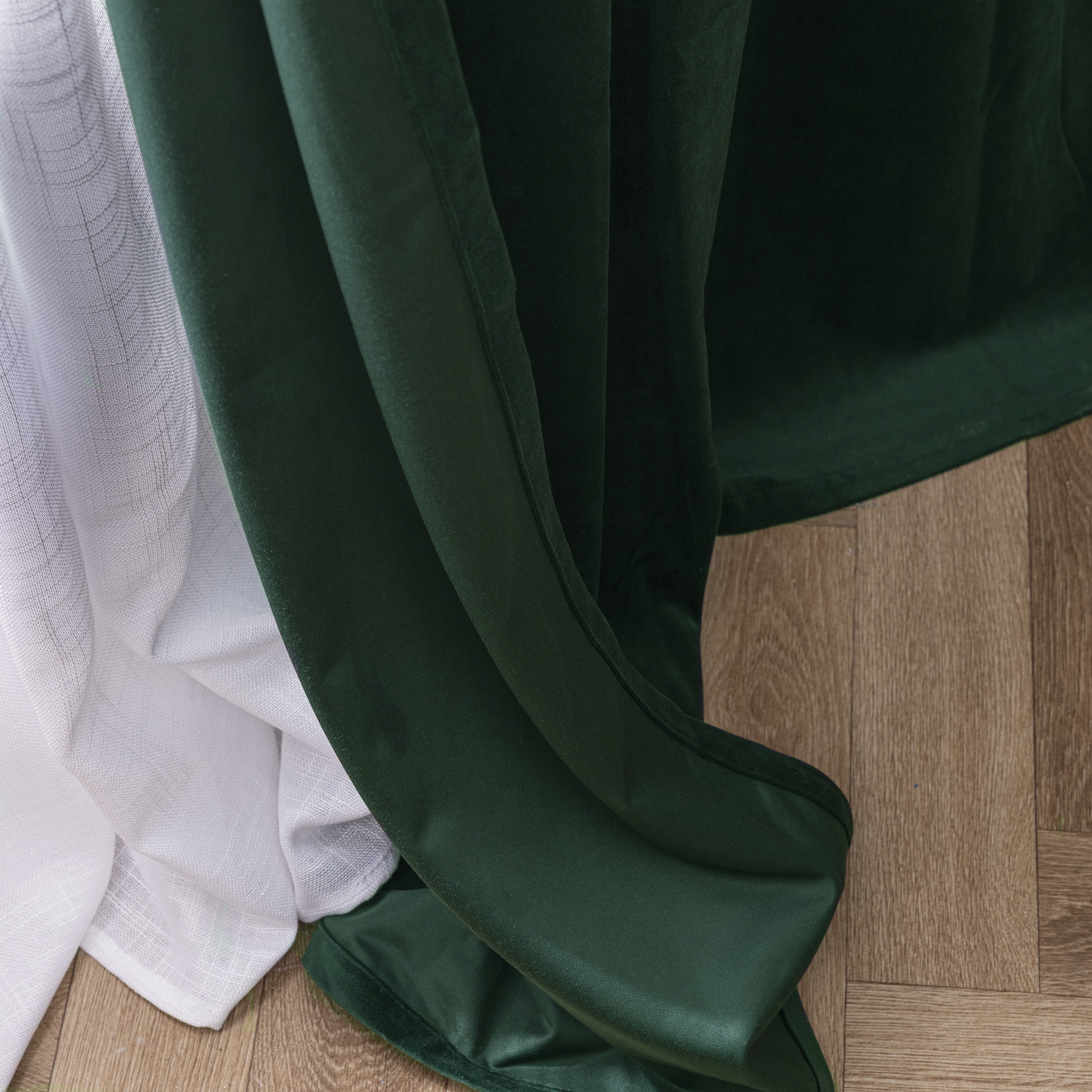 Rideau tamisant, New clarks, vert H.280 x l.140 cm INSPIRE - 7