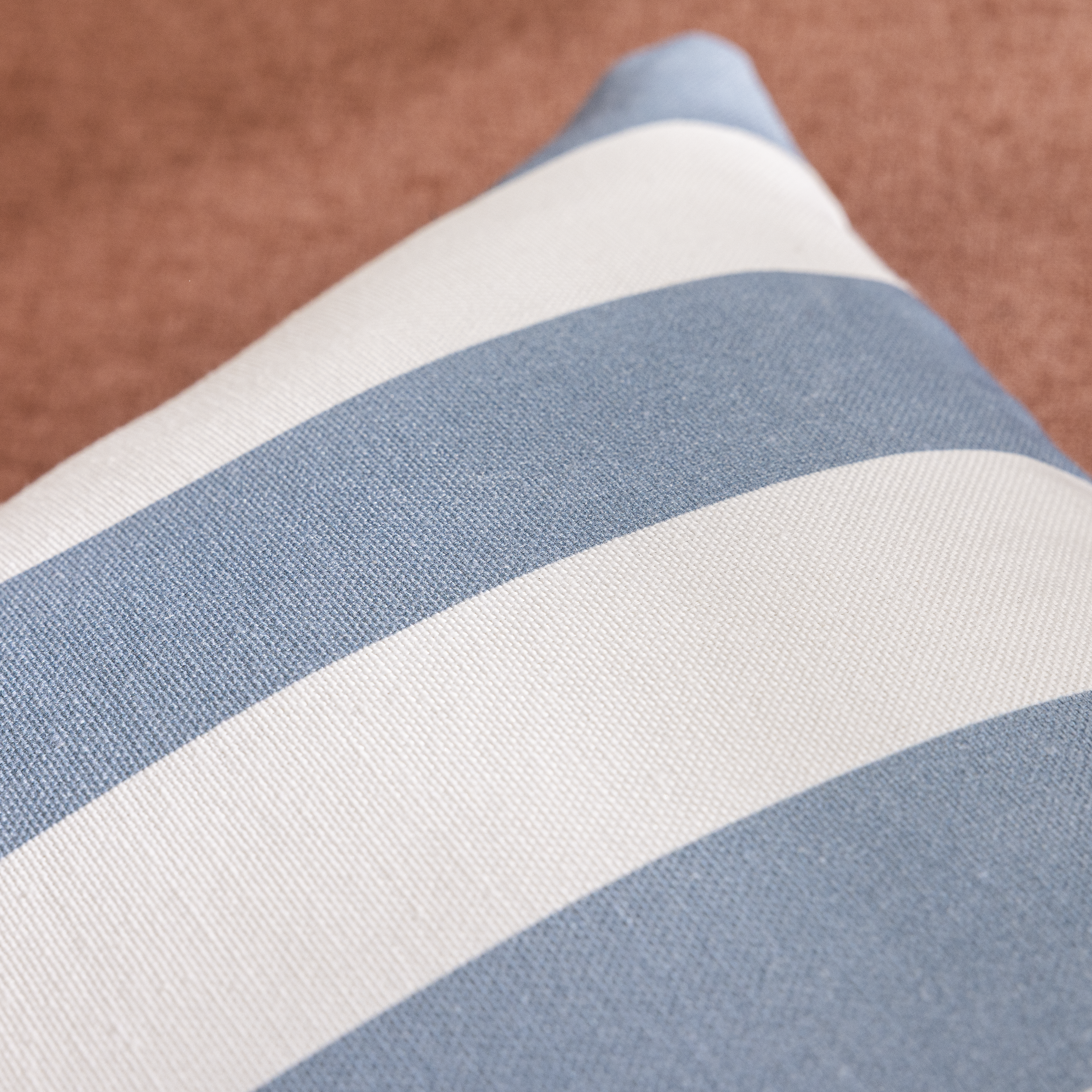 Fronha de almofada Sigrid 45x45cm azul branco Inspire - 7