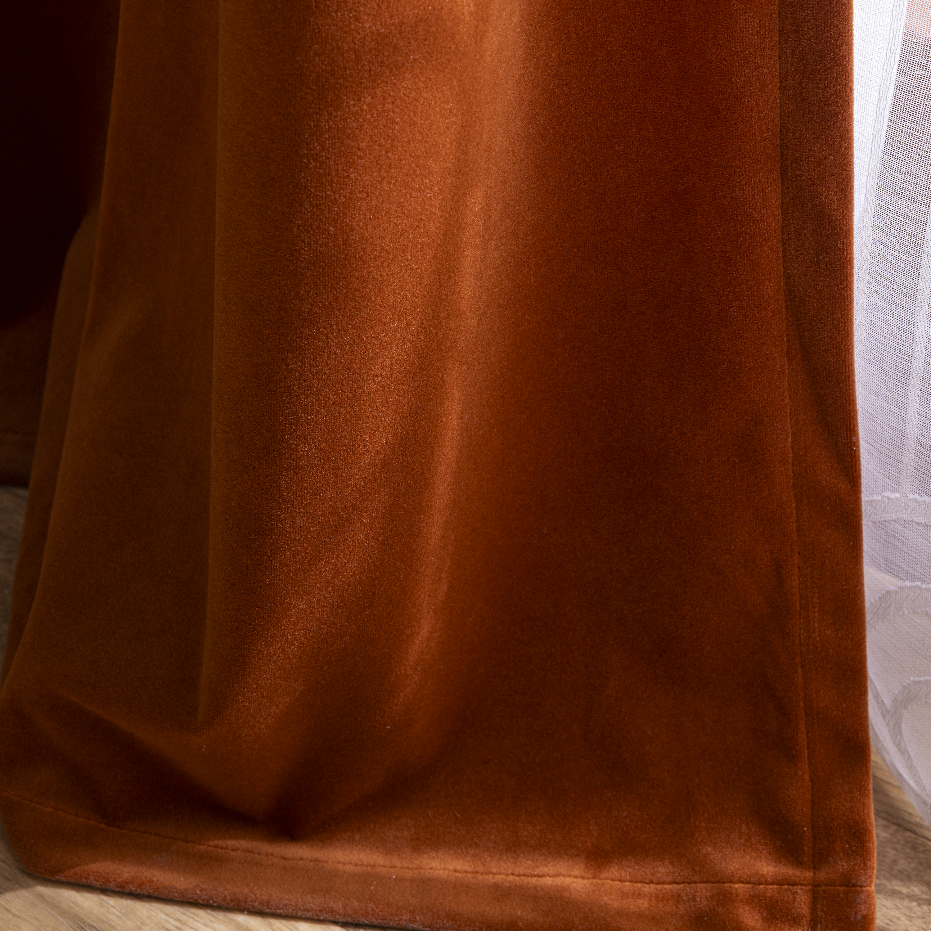 Rideau tamisant, New clarks, orange H.280 x l.140 cm INSPIRE - 9