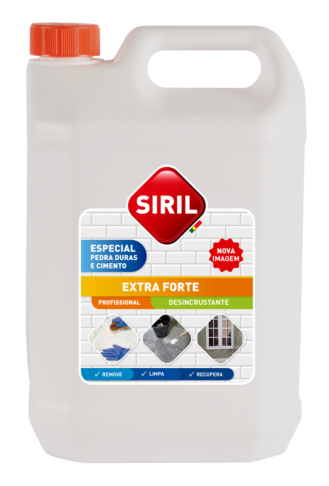 Desincrustante pedras duras e cimento 5 L Siril