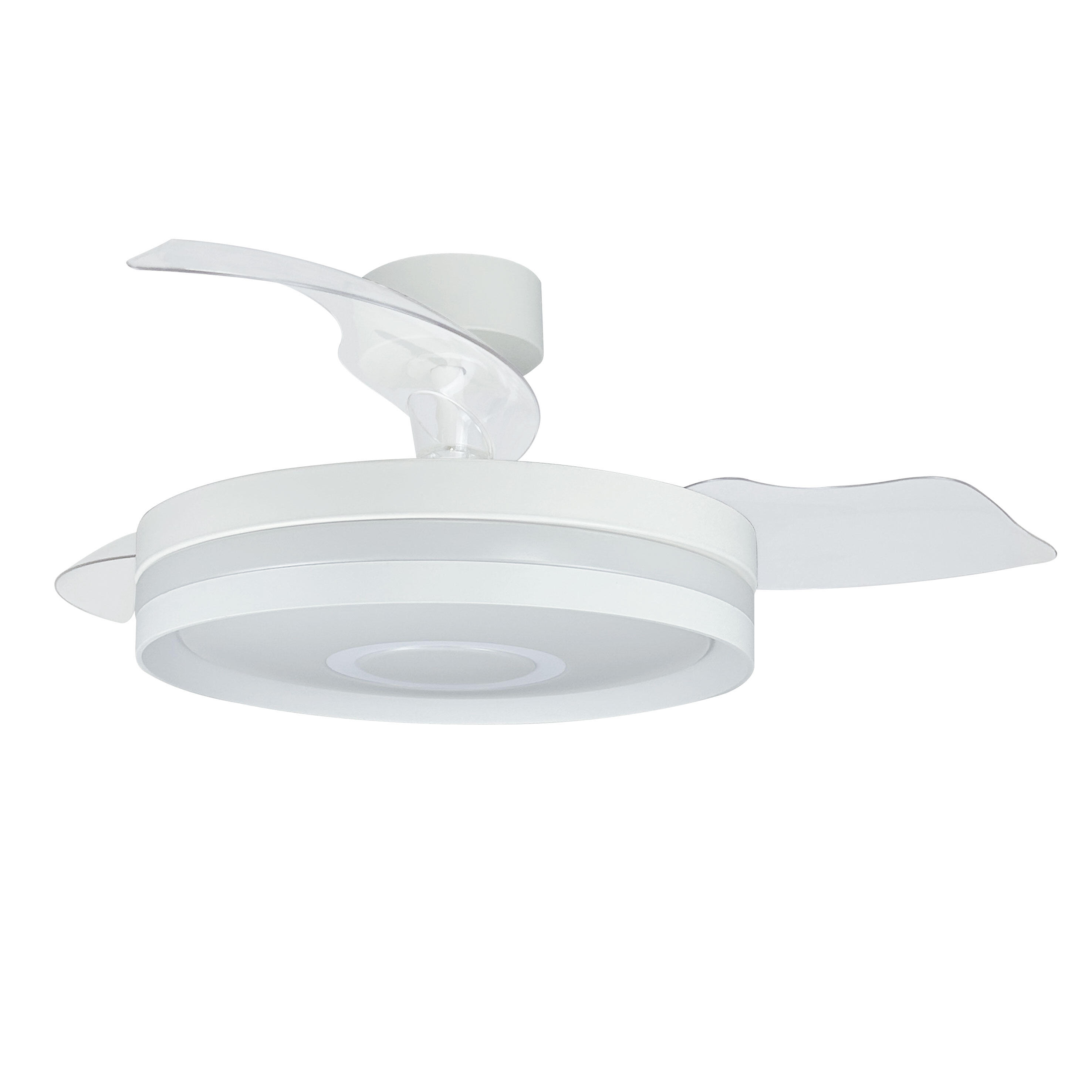 Ventilador de techo retráctil con luz motor DC con mando Inspire Tormos blanco Ø106 cm invierno/verano color luz regulable - 2
