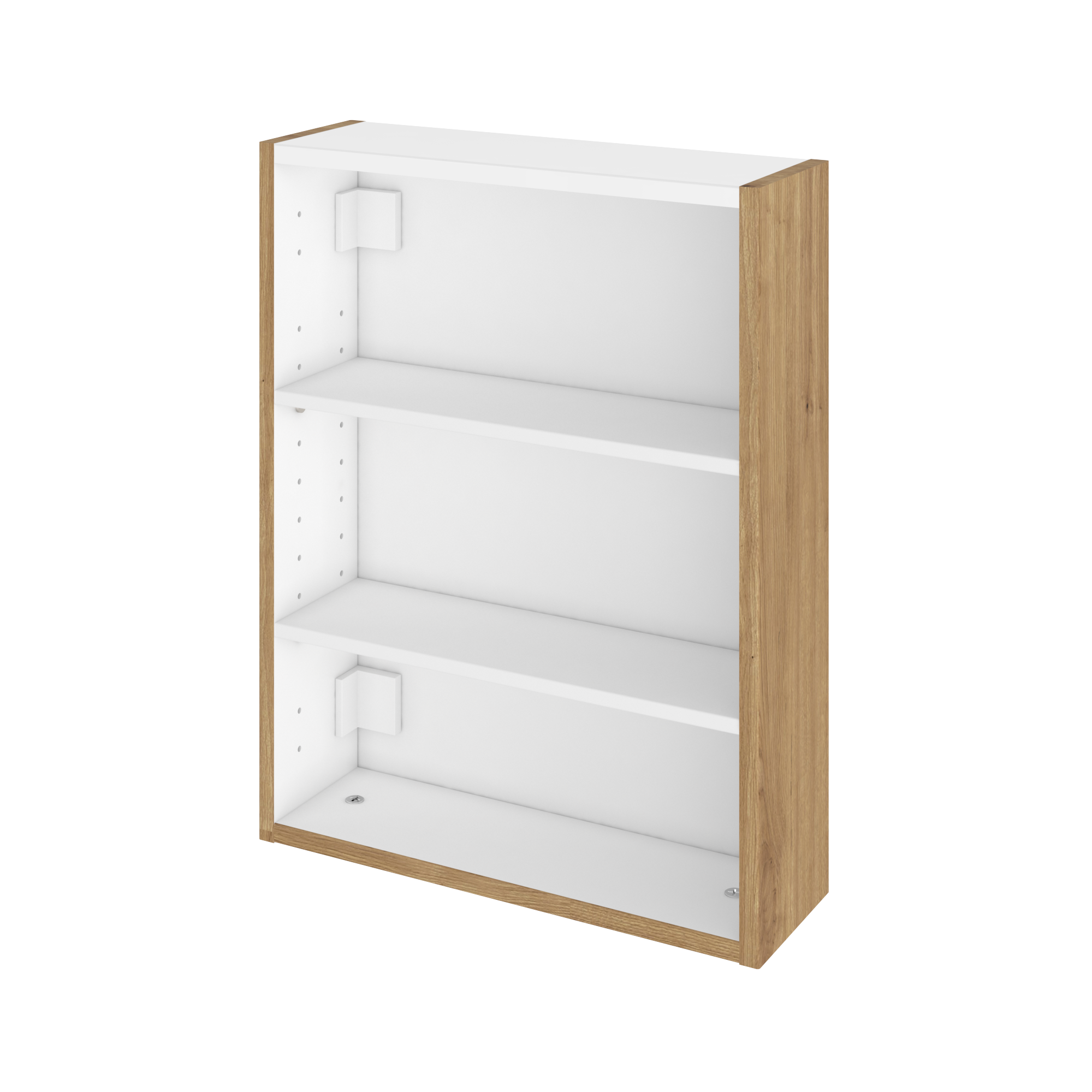 Łazienkowy korpus szafki modułowej Remix 45x30x58 cm brązowy złoty dąb Sensea