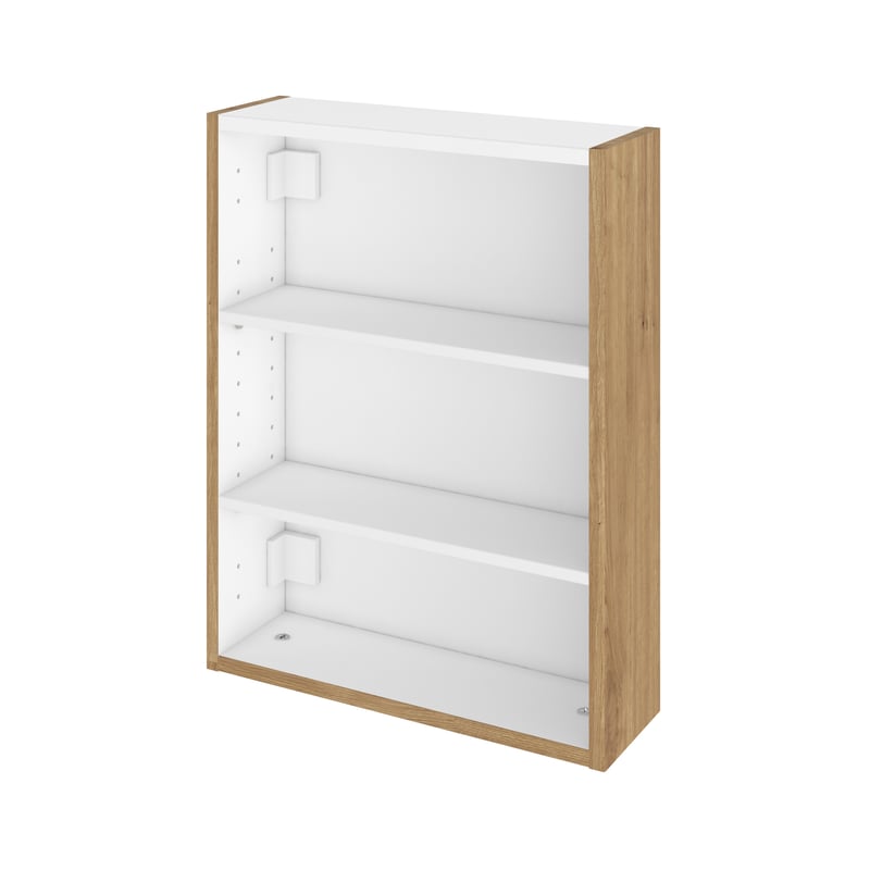 Łazienkowy korpus szafki modułowej Remix 45x30x58 cm brązowy złoty dąb Sensea