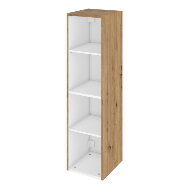 Caisson colonne l.30 x H.115 x P.33 cm, marron, Remix