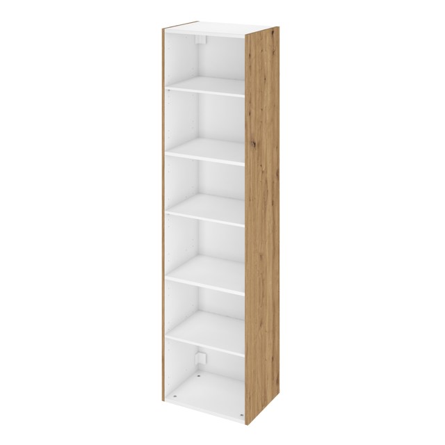 Caisson colonne l.45 x H.173 x P.33 cm effet chêne doré Remix