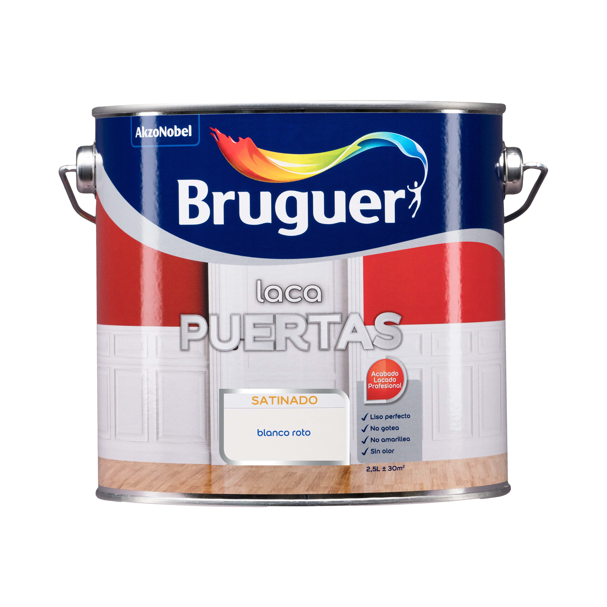 Esmalte interior 2.5l acetinado branco bruguer - 4