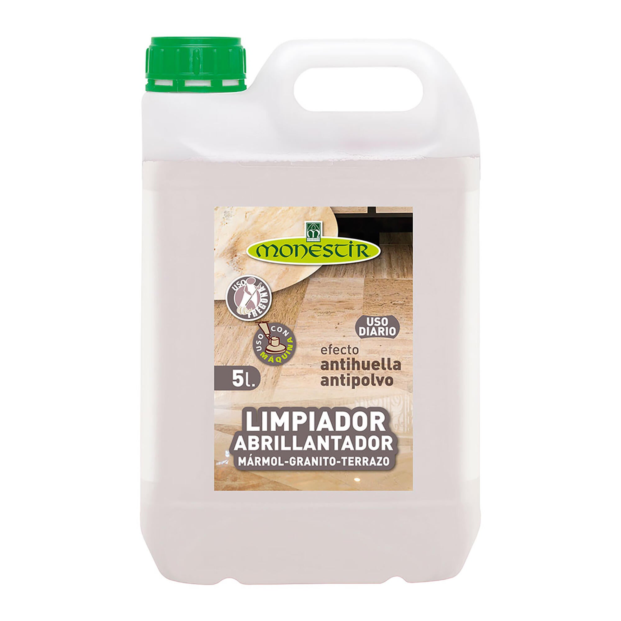 Limpiador abrillantador mármol, granito y terrazo monestir 5l