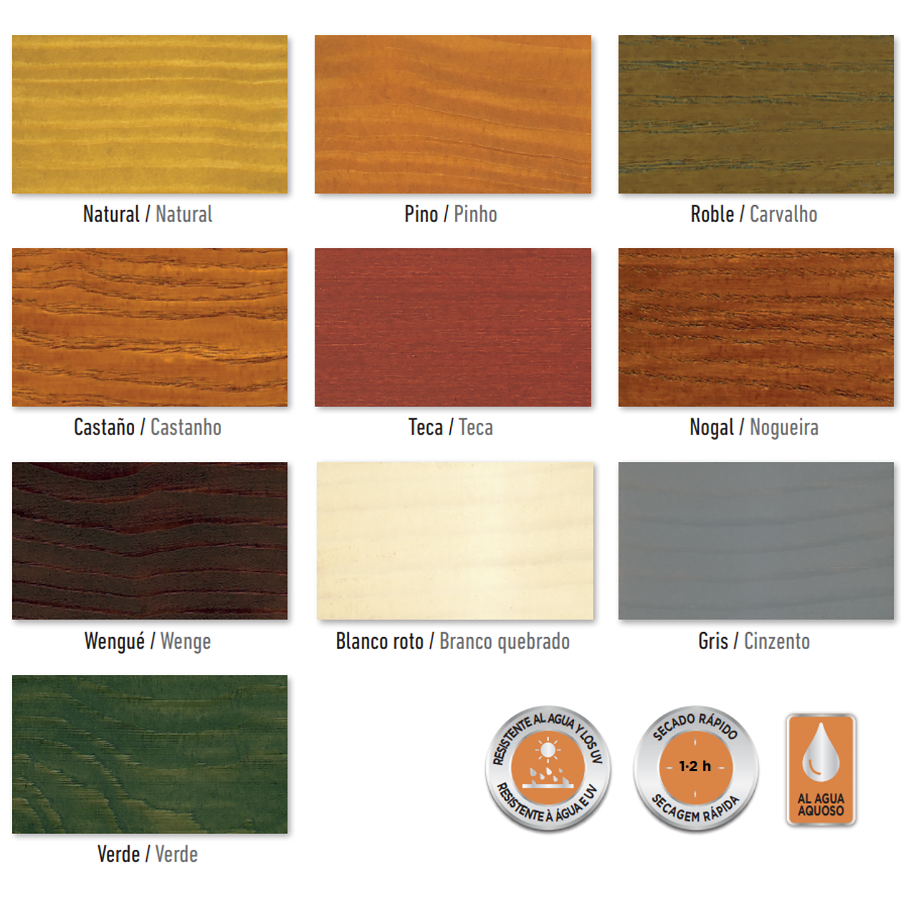 Protector madera exterior color wengue para caseta de jardín, ventana, puerta, valla, persiana XYLAZEL satinado 2.5L base agua - 6