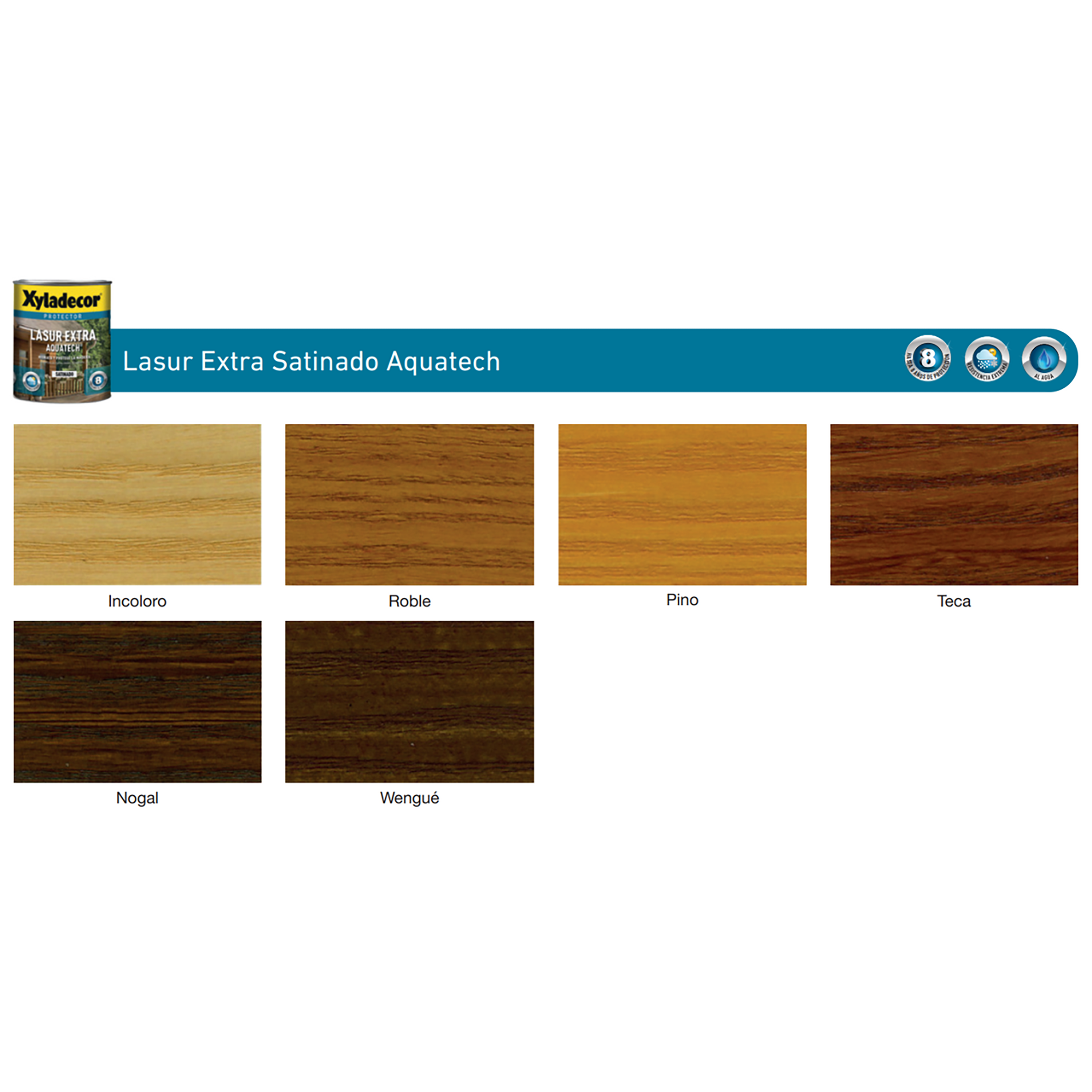 Protector madera exterior color incoloro para caseta de jardín, ventana, puerta, persiana, valla XYLADECOR satinado 750 ml base agua - 5