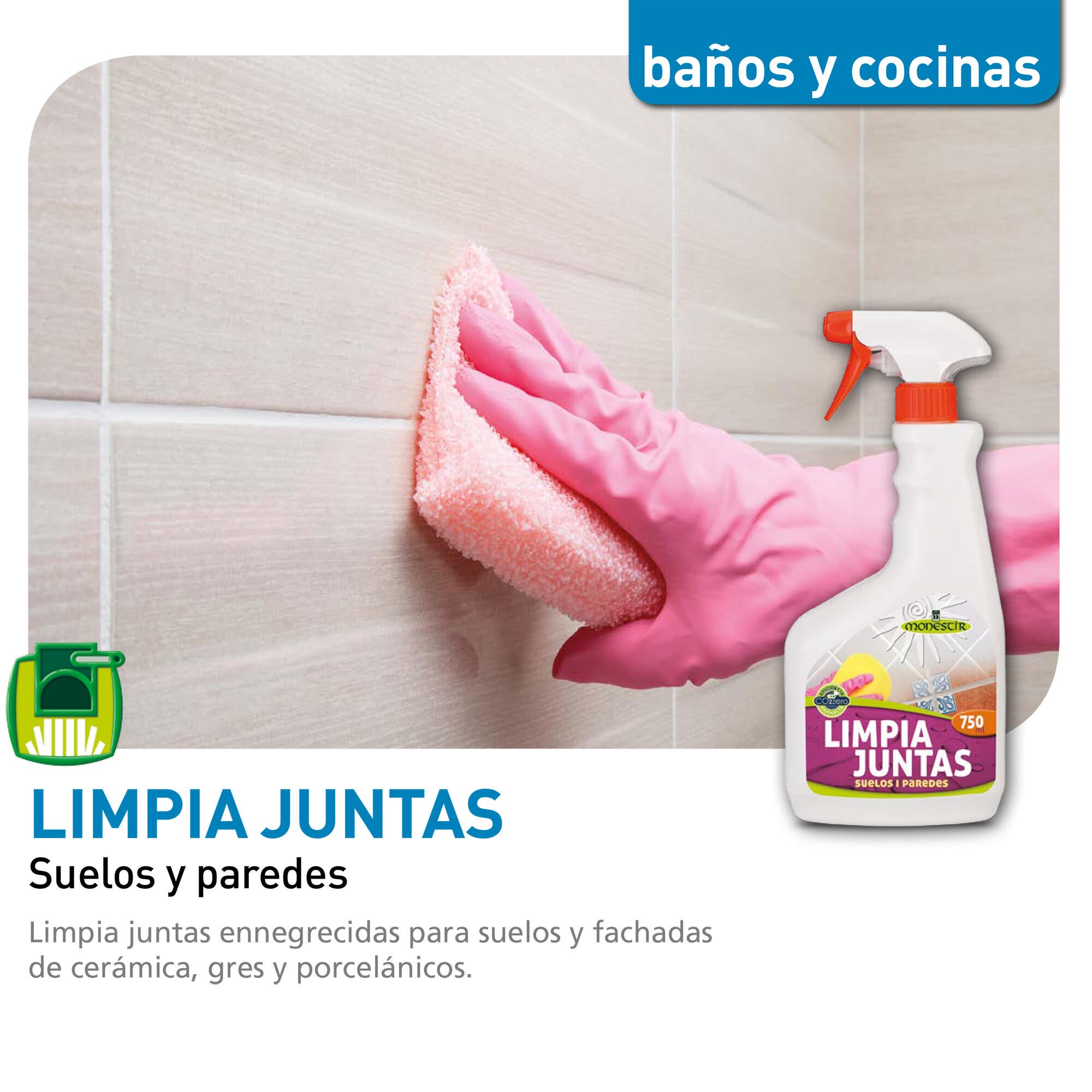 Limpiador de juntas MONESTIR 750ml rojo - 4